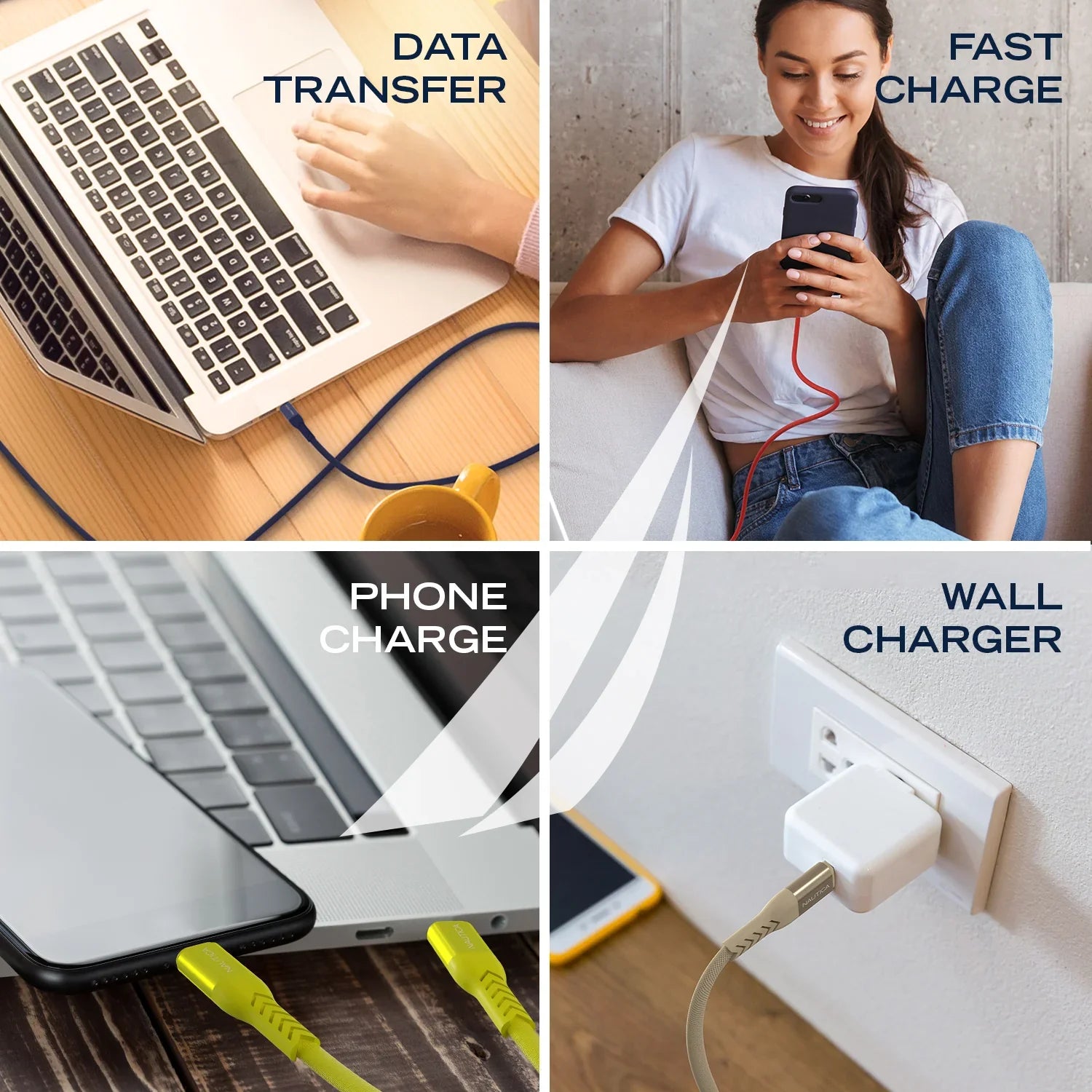 Nautica Lightning To Usb-C Cable C50 - Technofashion