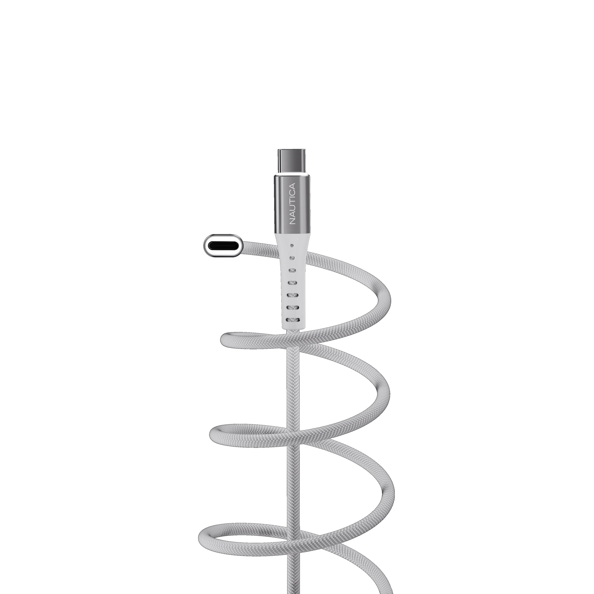 Nautica CB510 USB-C to USB-C Cable with LED Light – 65W Power Delivery, Fast Charging, Data Transfer, Compatible with Apple, Samsung, Google, and More