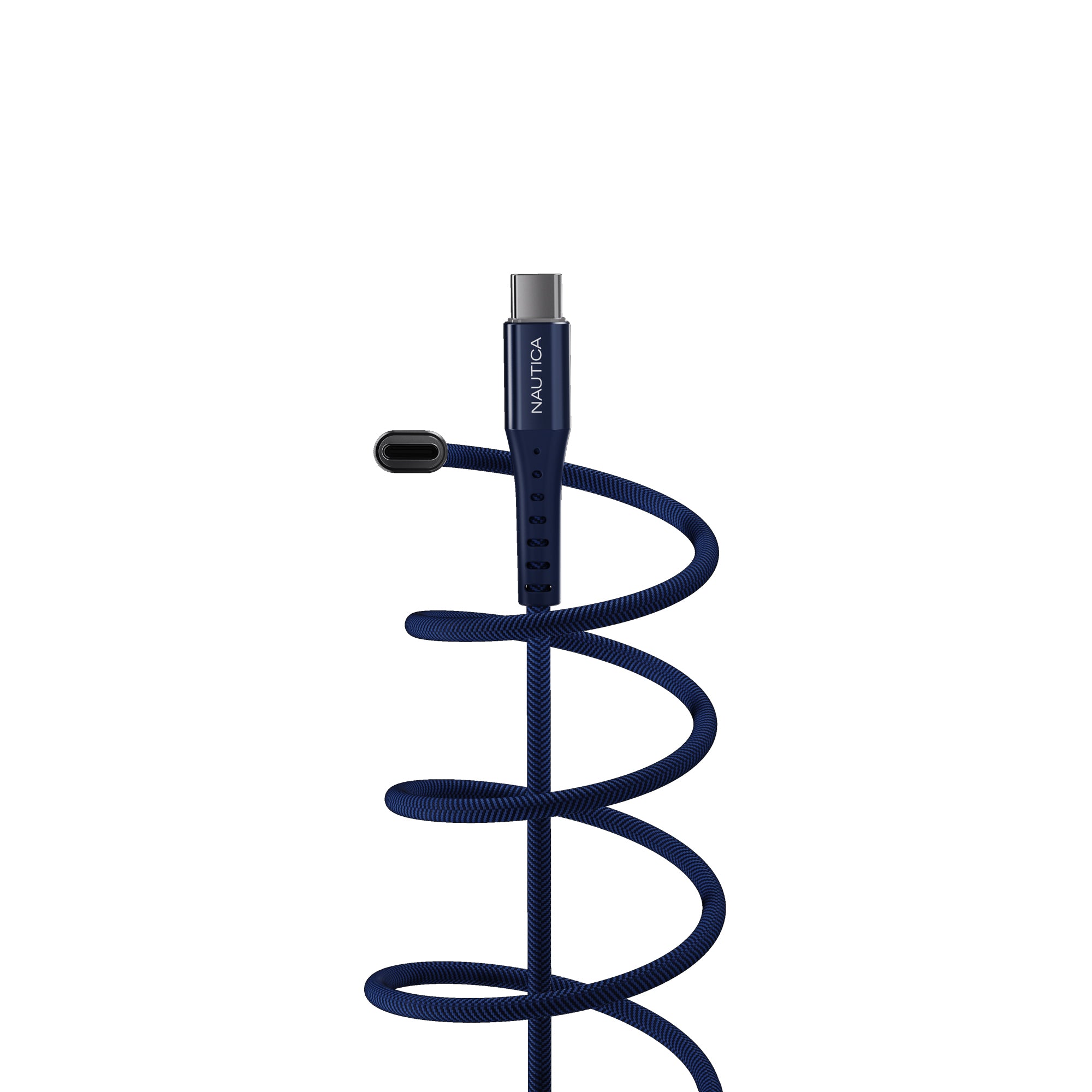 Nautica CB510 USB-C to USB-C Cable with LED Light – 65W Power Delivery, Fast Charging, Data Transfer, Compatible with Apple, Samsung, Google, and More