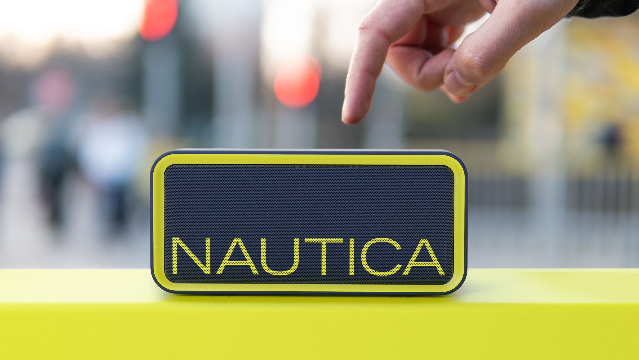Nautica Urban SP100 True Wireless Outdoor Speaker, Portable IPX5 Waterproof Bluetooth Speaker With 2-Hour Quick Charge & 30-Day Standby, Perfect for Camping, Beach, Backyard & Travel