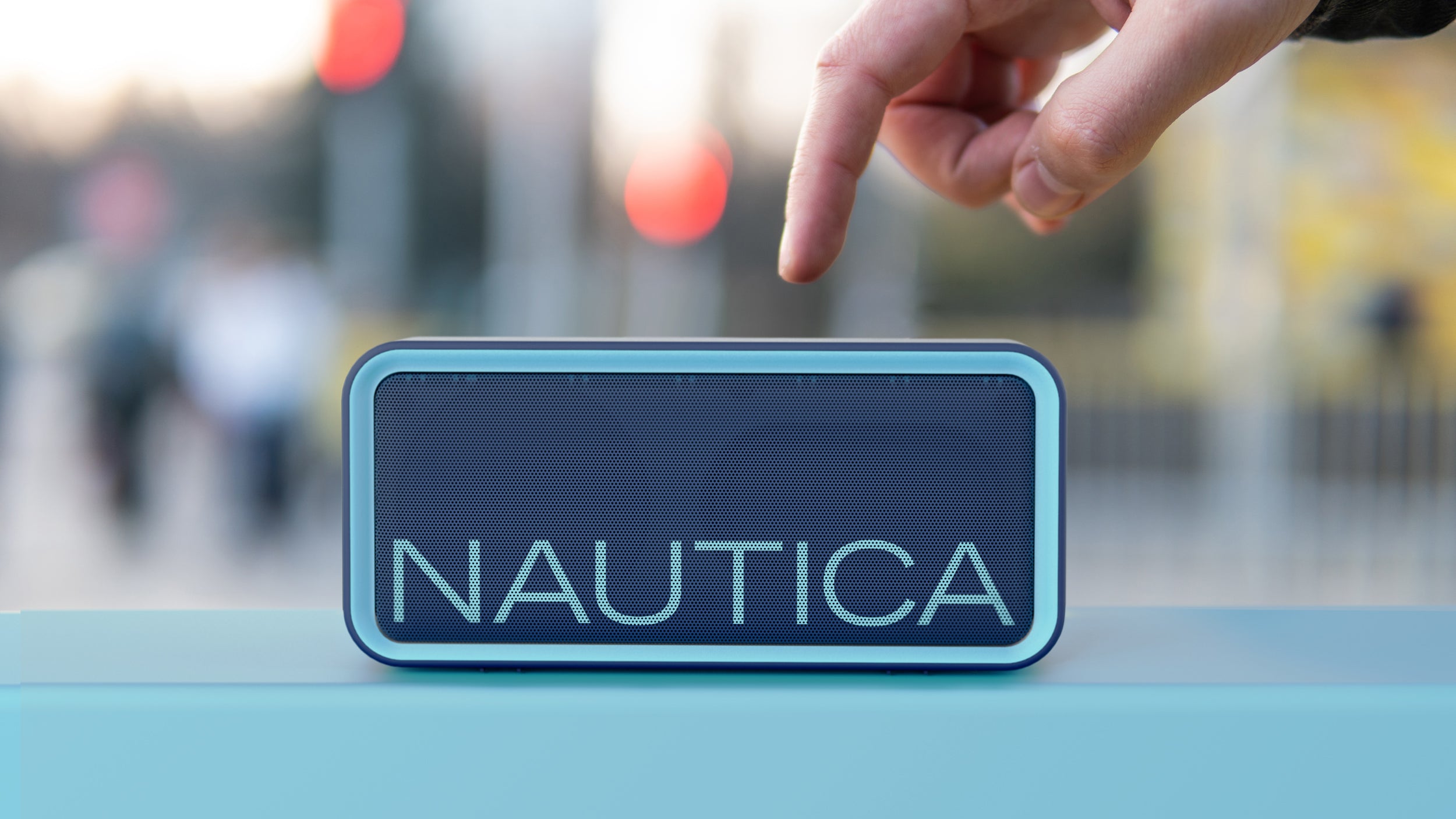 Nautica Urban SP100 True Wireless Outdoor Speaker, Portable IPX5 Waterproof Bluetooth Speaker With 2-Hour Quick Charge & 30-Day Standby, Perfect for Camping, Beach, Backyard & Travel