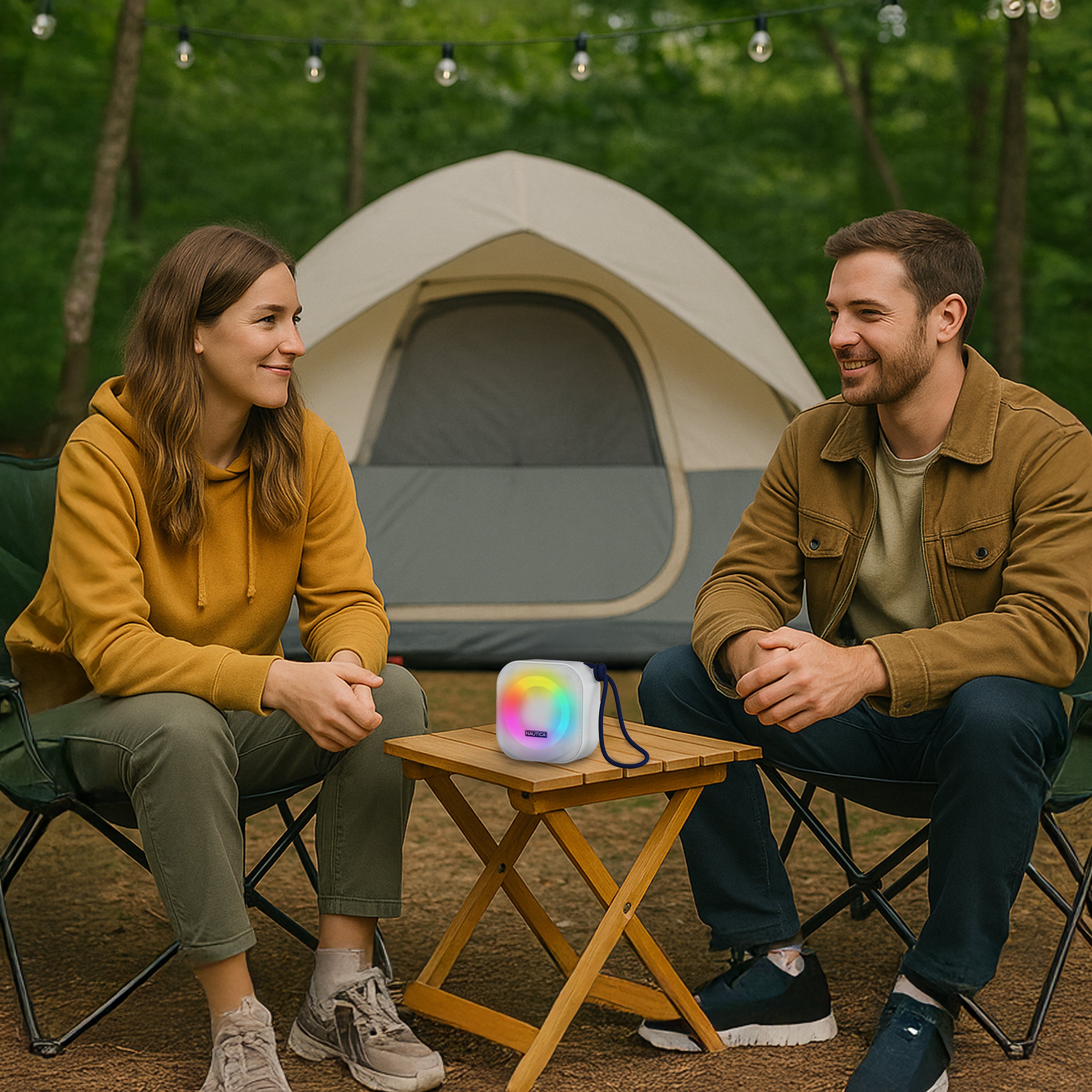 Nautica SP400 True Wireless Outdoor Speaker, IPX5 Waterproof Bluetooth Speaker with 2-Hour Quick Charge & 45-Day Standby