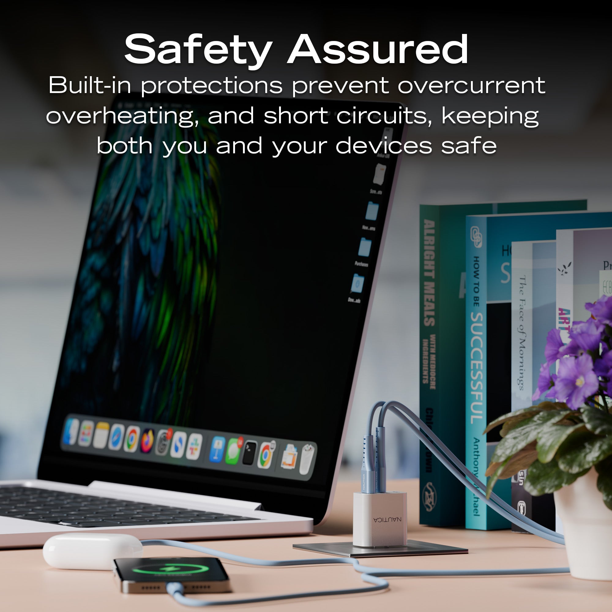 Nautica Turan Core 20 Charging Bundle, 2 Pack 20W USB C Wall Chargers