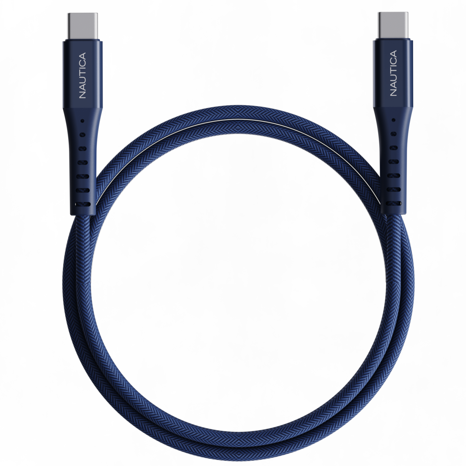 Nautica CB500 USB-C To USB-C Braided Cable - 65W Power Delivery