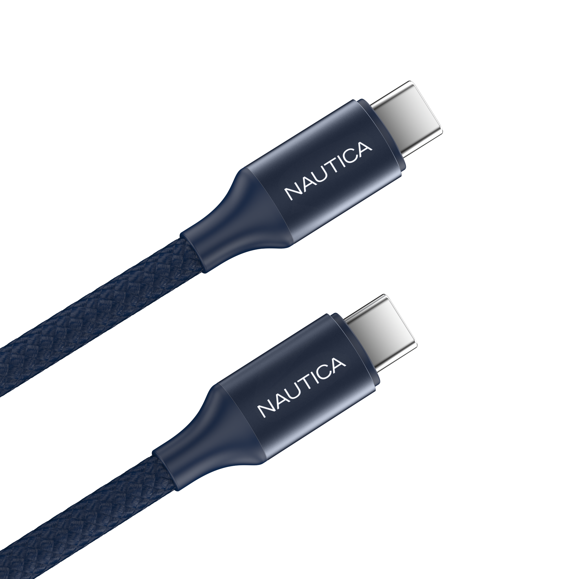 Nautica Turan CB530 USB-C to USB-C Charging Cable, 60W Fast Charge, 4FT – 3 Pack