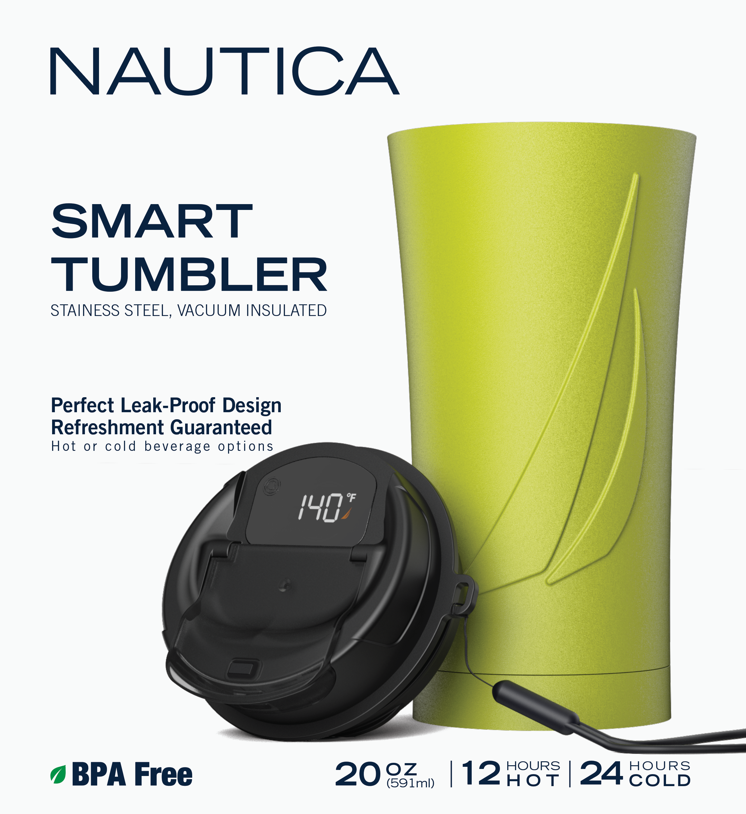 Nautica Urban Smart Tumbler Elegant