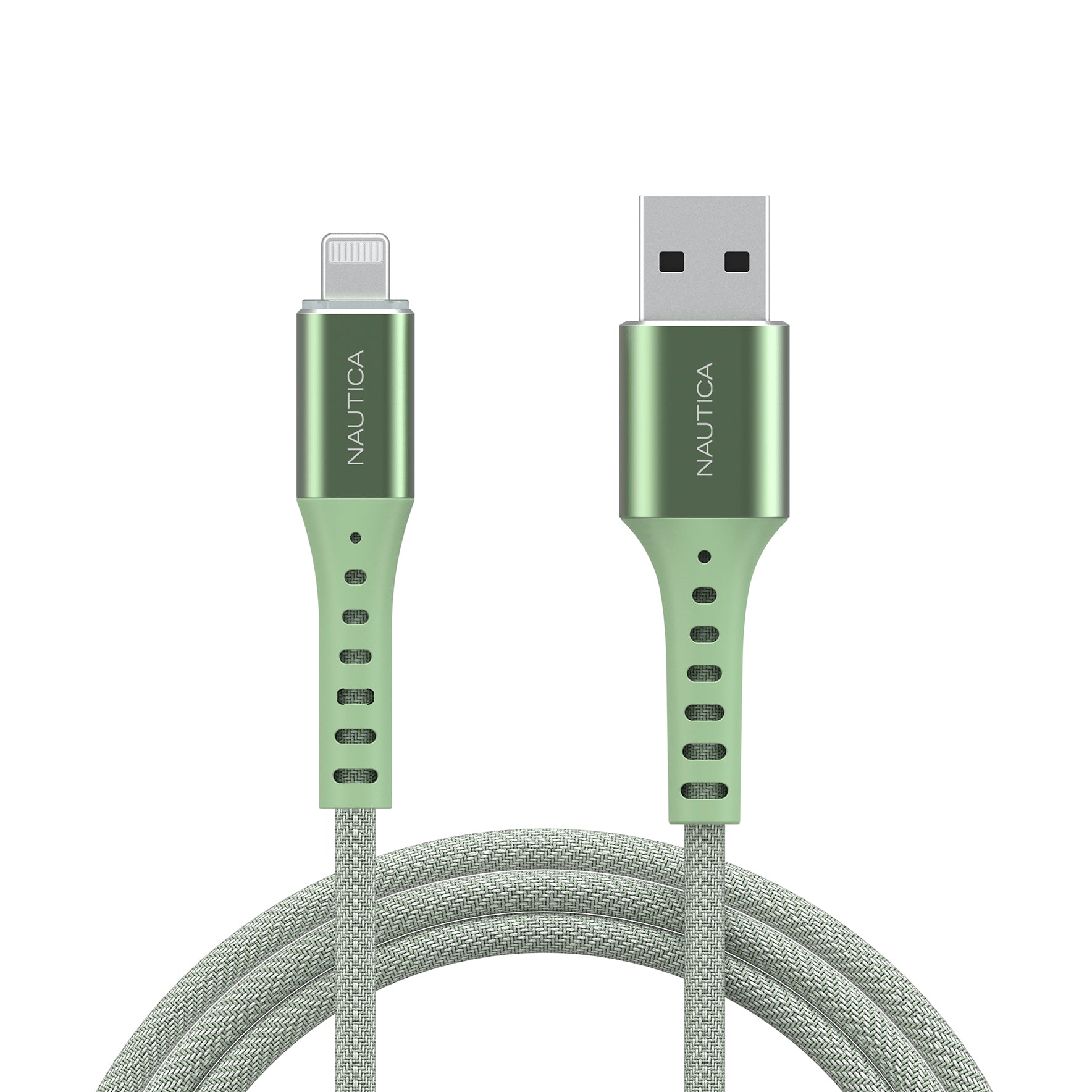 Nautica C65 Lightning To Usb-A Cable – MFi Certified, Premium Braided Design, Fast Charging & Data Transfer, Compatible with Apple, Samsung and More