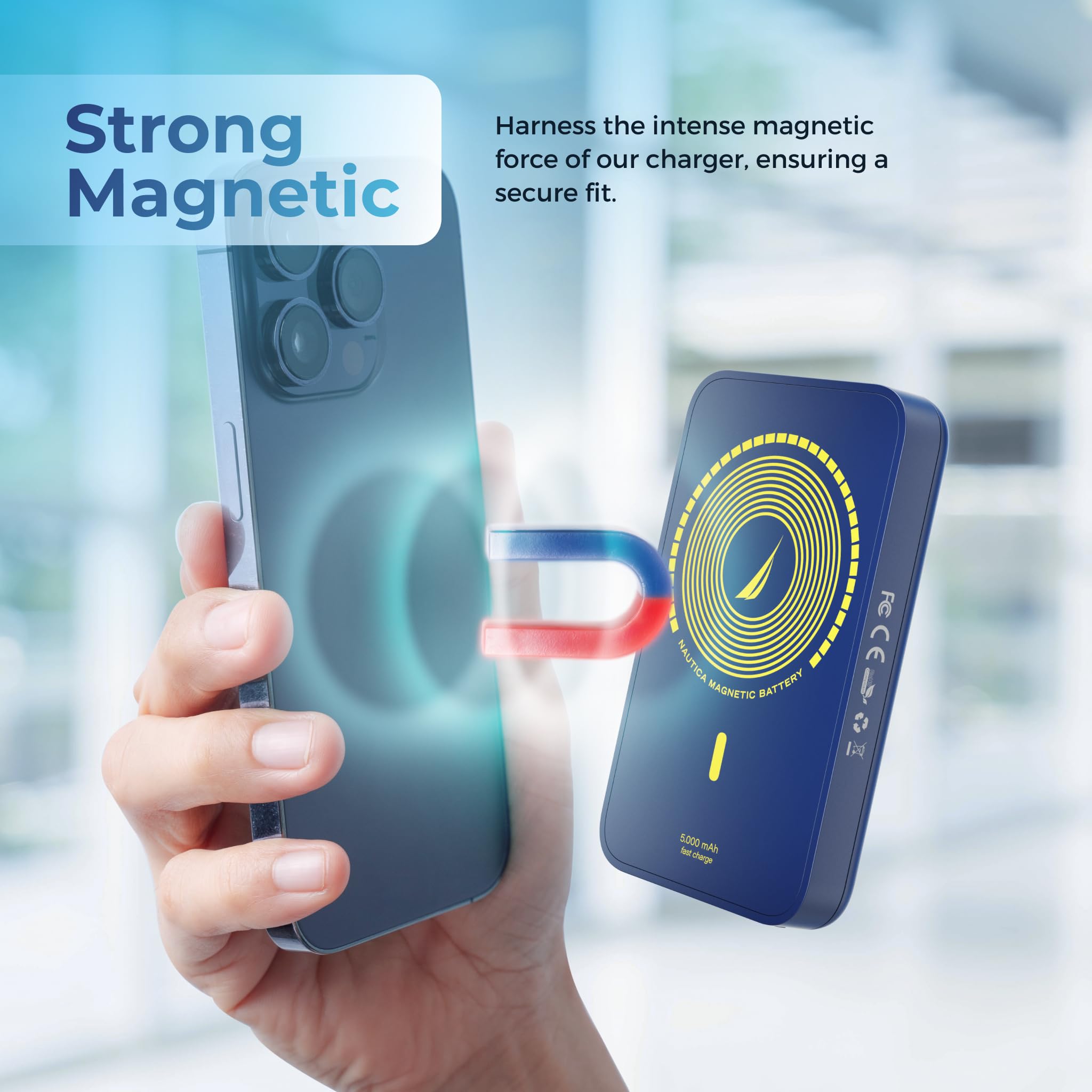 Nautica Magnetic Portable Charger Urban PB205