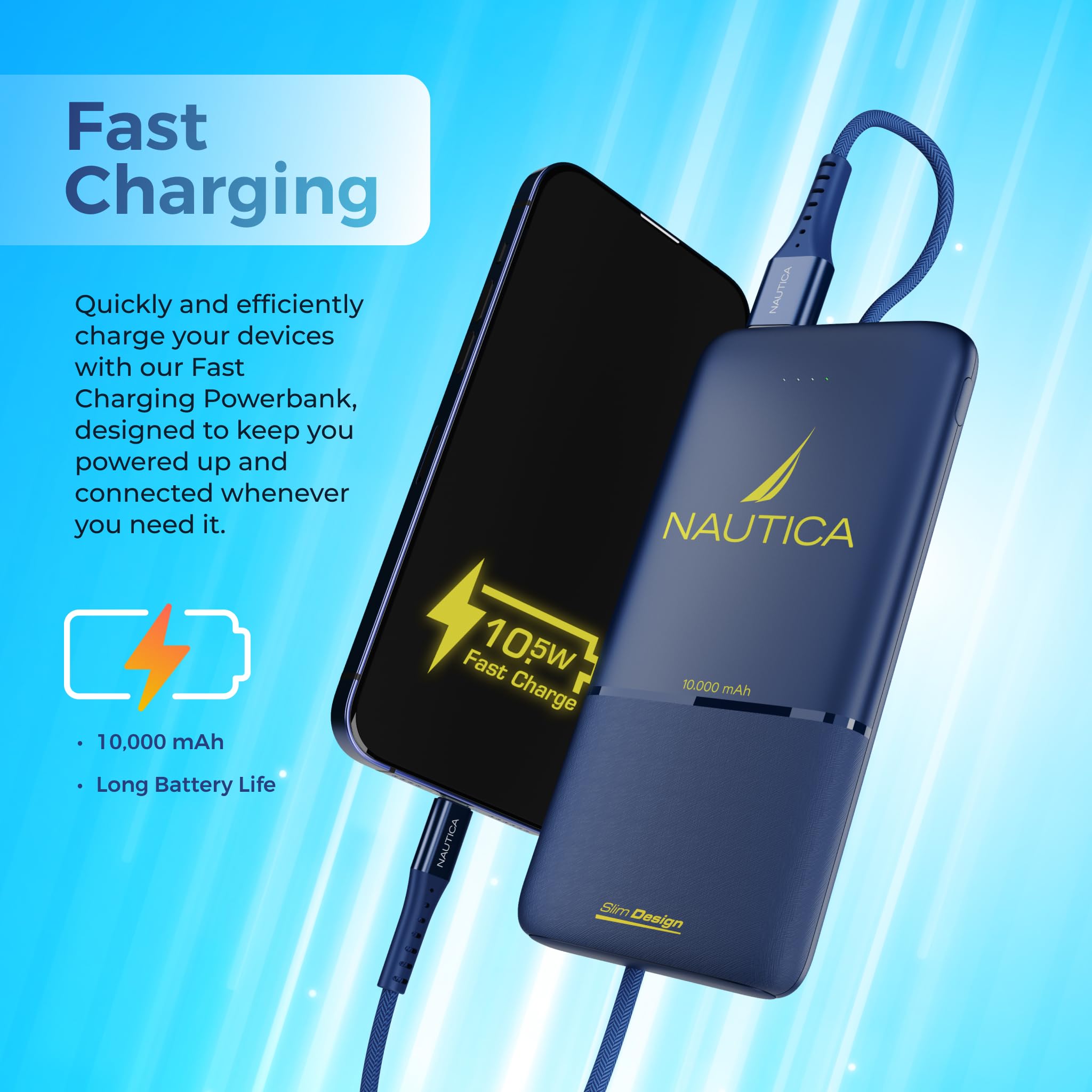 Nautica Portable Charger Urban PB210 - Technofashion