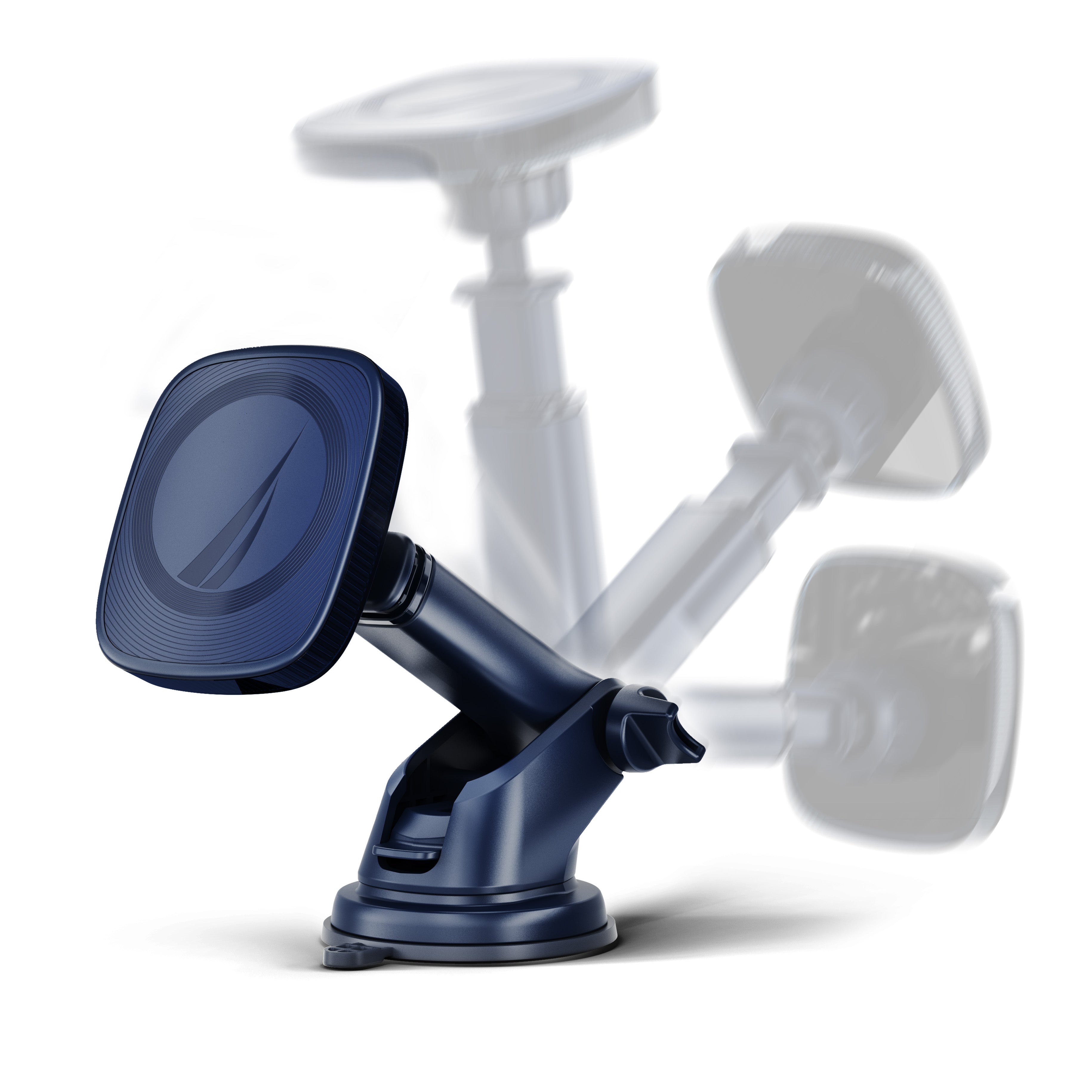 Nautica PH120 Magnetic Phone Holder – 3-in-1 Car Mount for Dashboard, Windshield & Air Vent – Adjustable Distance & Strong Magnetic Grip