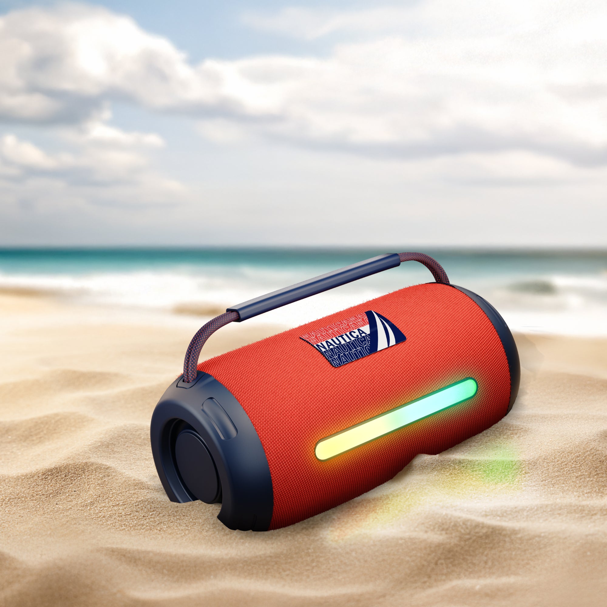 Nautica Urban SP610 True Wireless Outdoor Speaker, Portable IP5 Splash-Proof Bluetooth Speaker, Perfect for Camping, Beach, Backyard & Travel