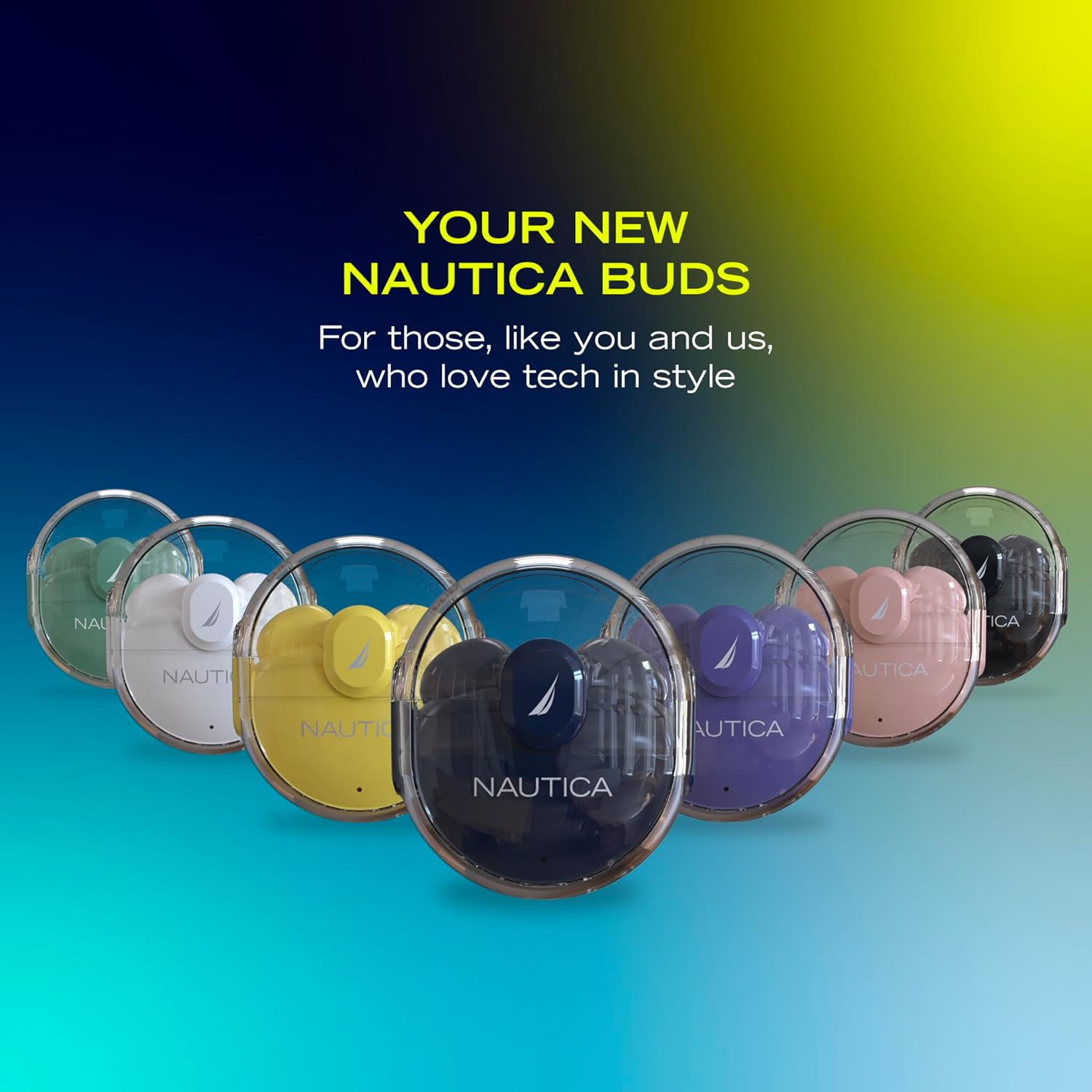 Nautica True Wireless Stereo Earbuds with Charging Case T320