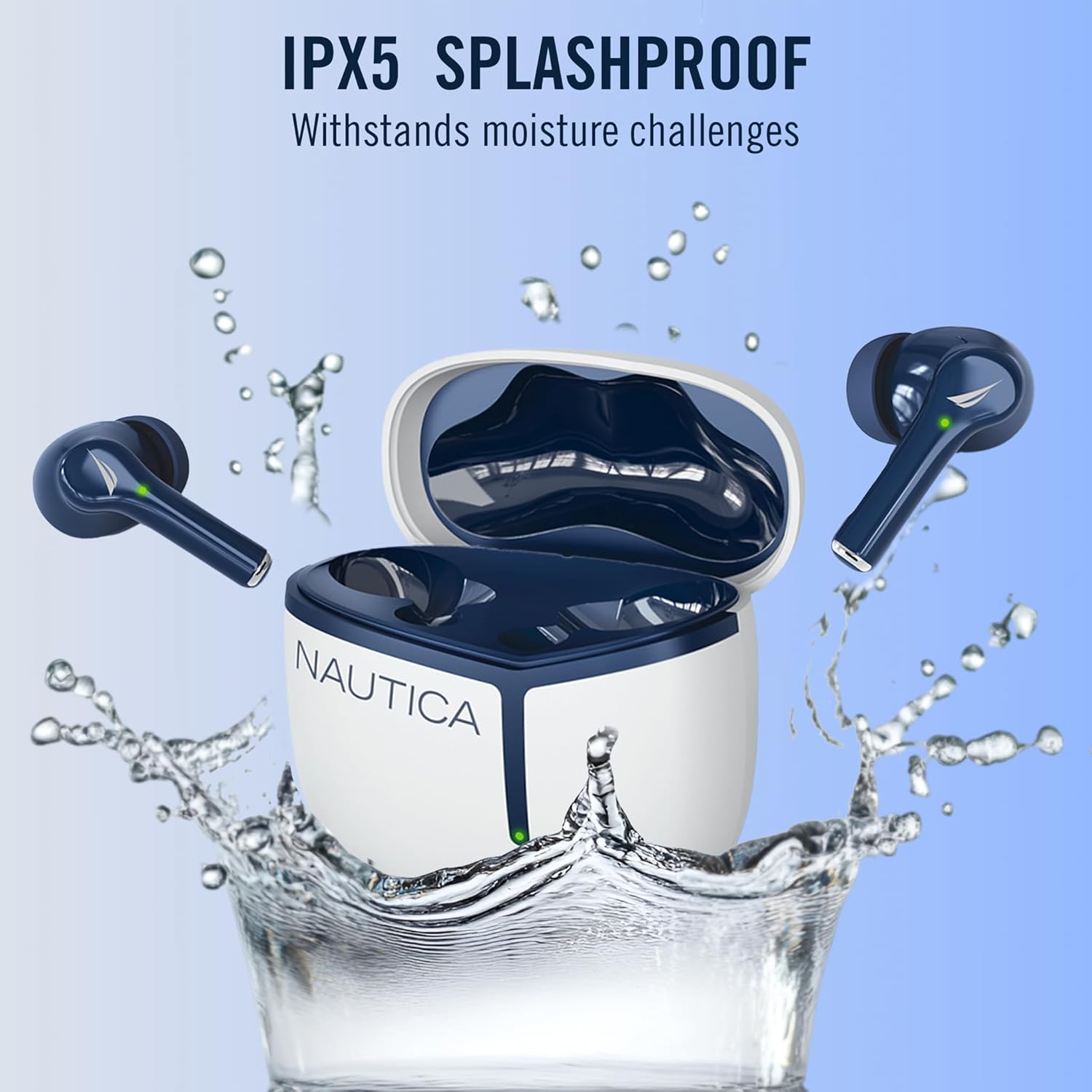 Nautica Wireless Stereo Earbuds with Charging Case T670 - Technofashion