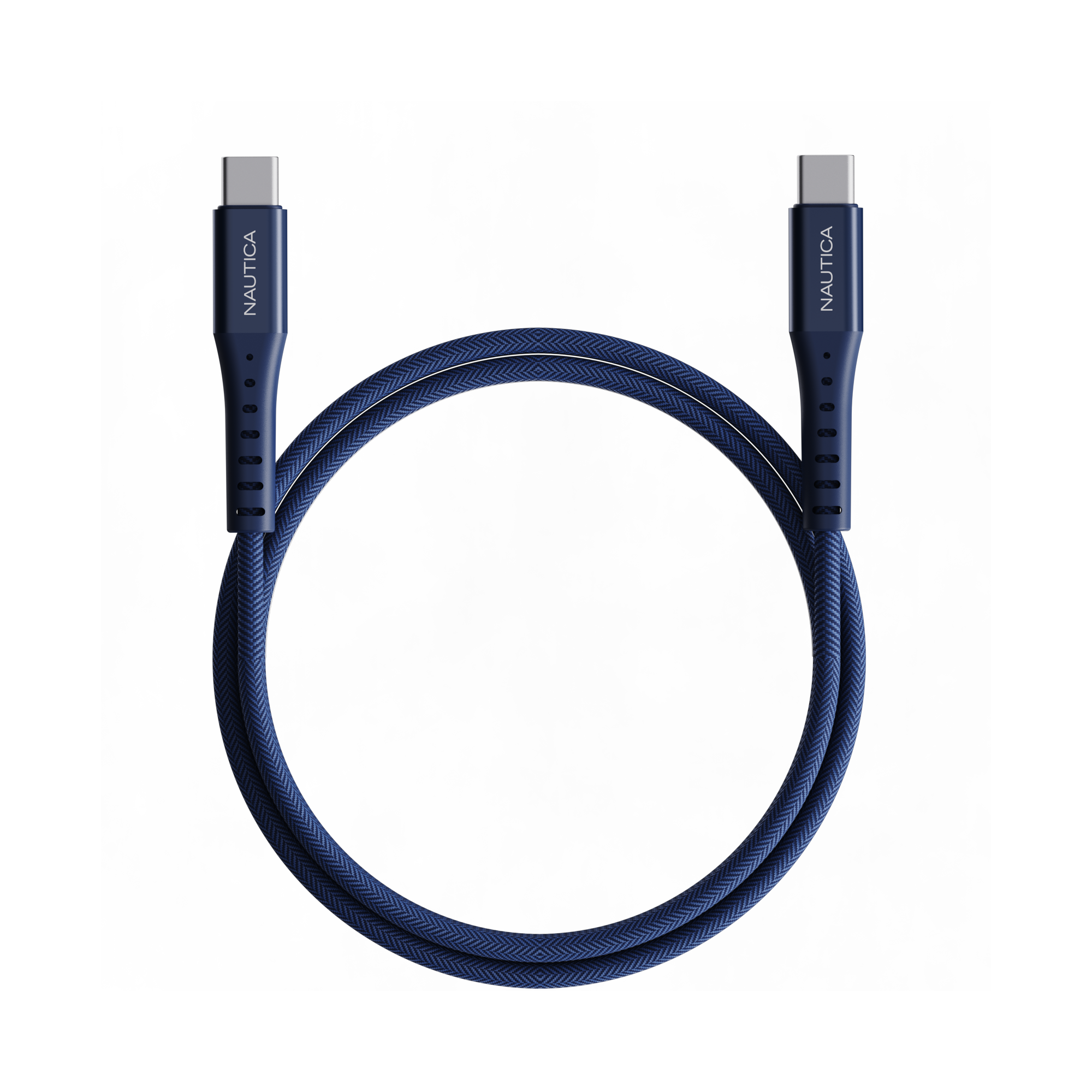 Nautica CB500 USB-C To USB-C Braided Cable - 65W Power Delivery