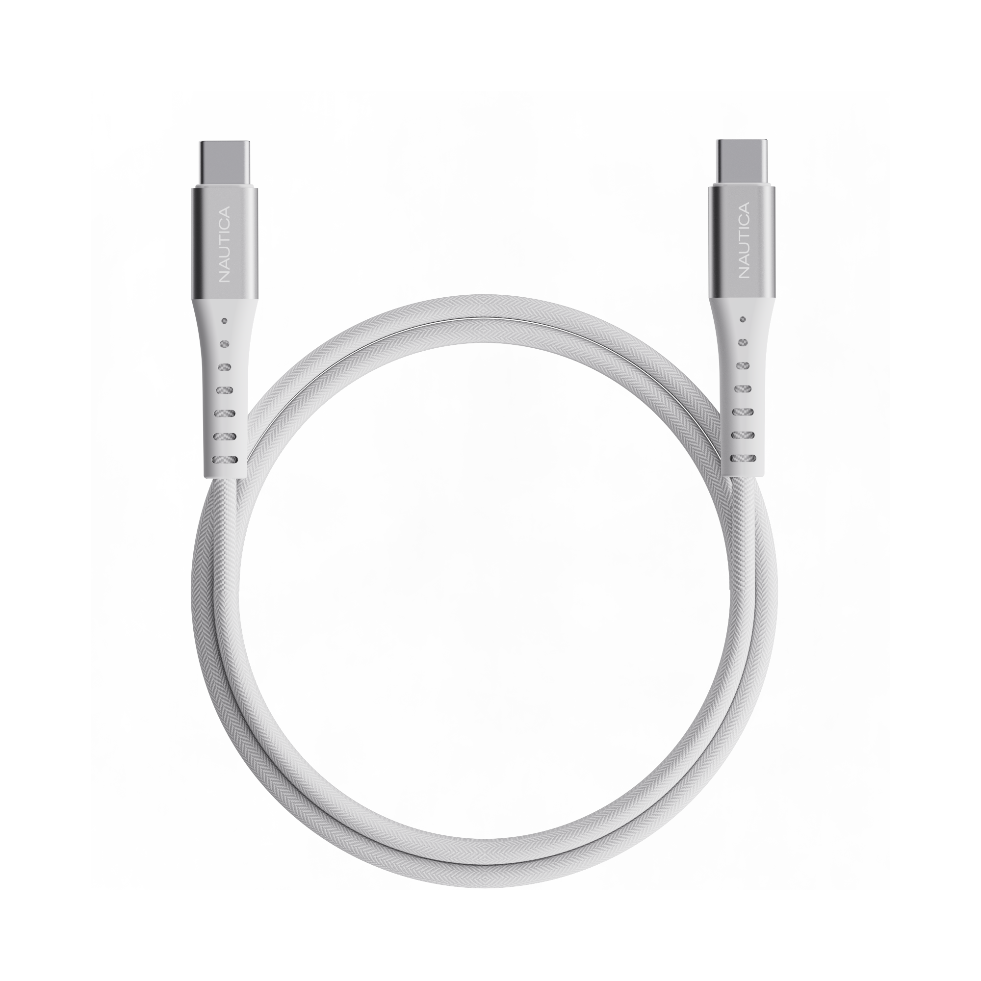 Nautica CB500 USB-C To USB-C Braided Cable - 65W Power Delivery