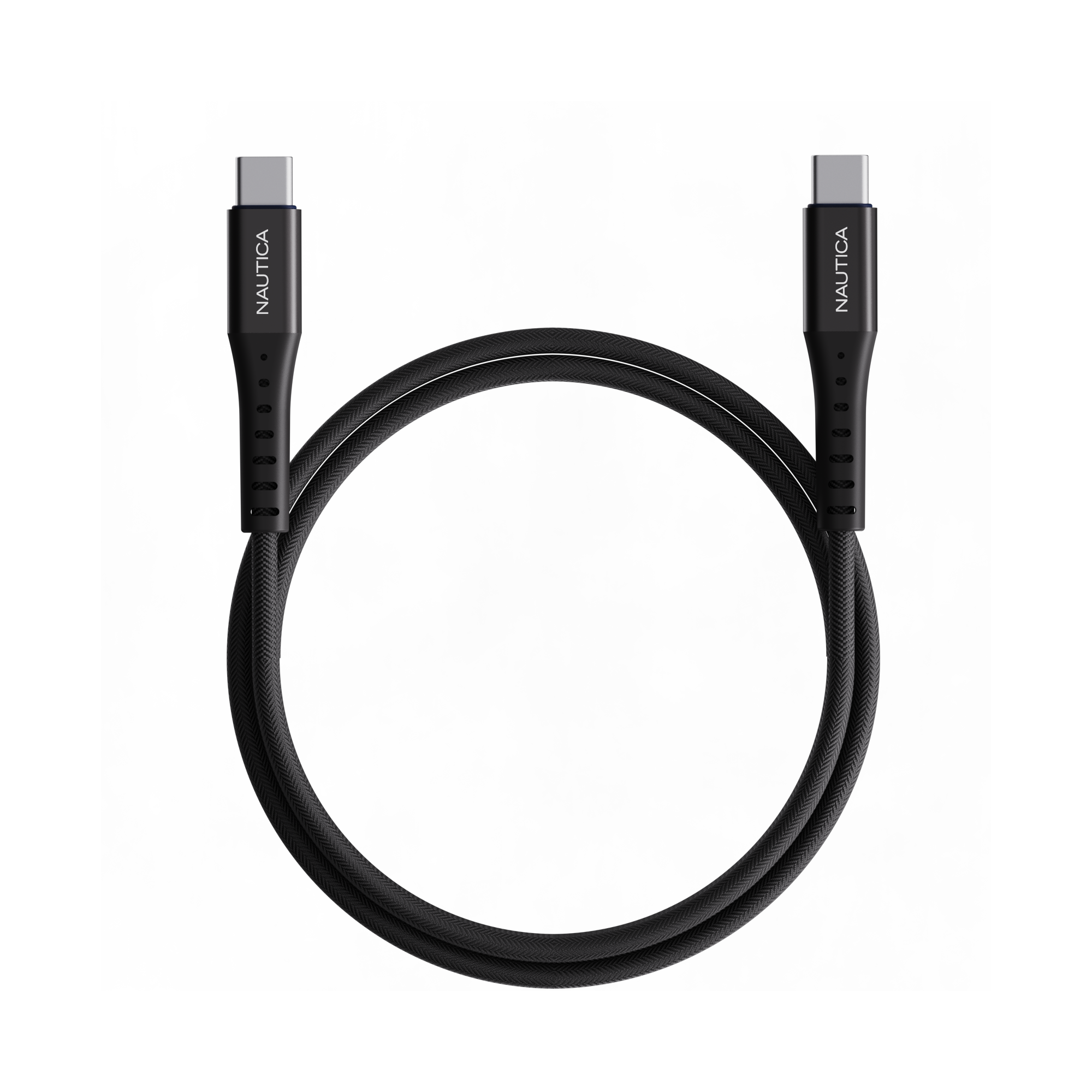 Nautica CB500 USB-C To USB-C Braided Cable - 65W Power Delivery