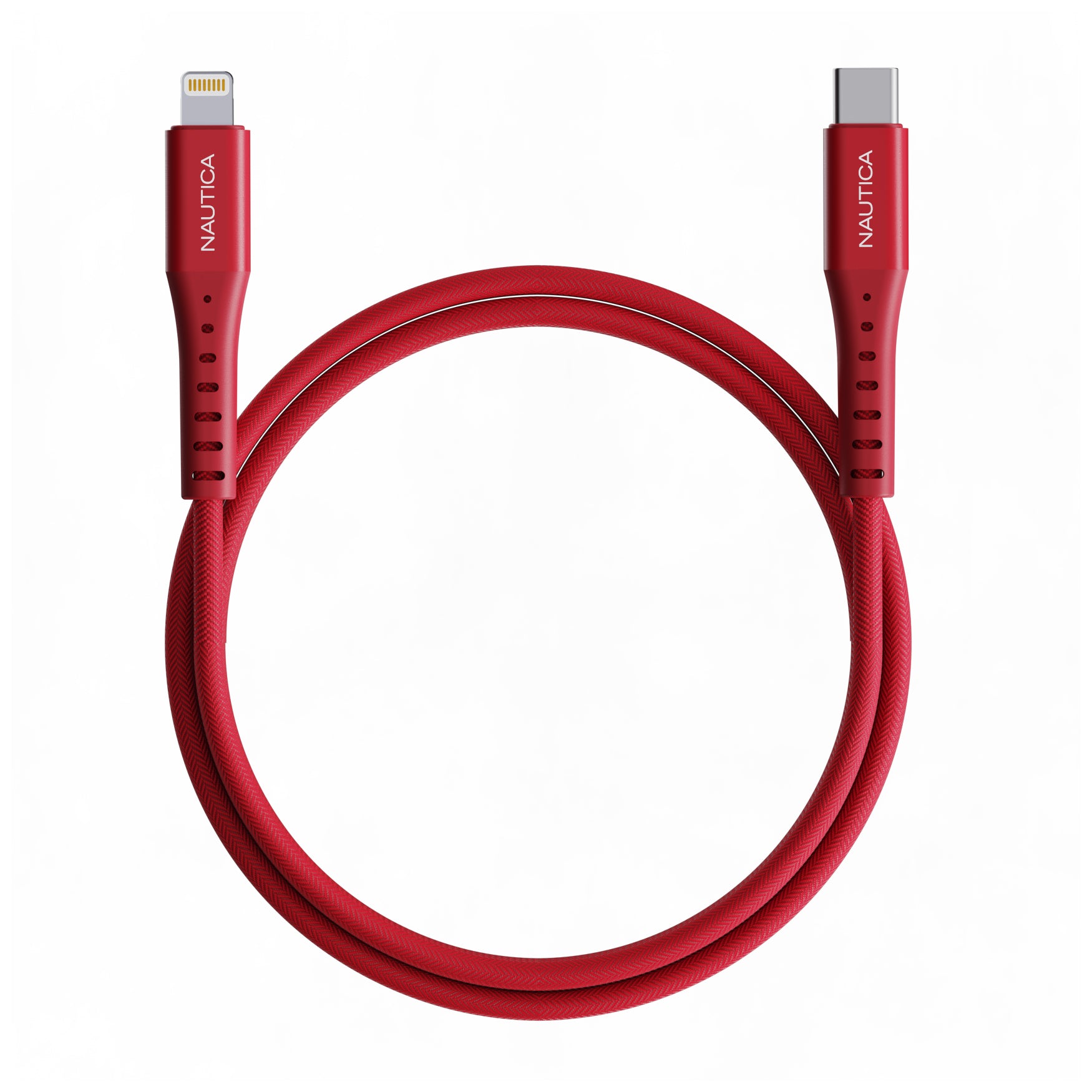 Nautica CB305 USB-C to Lightning Cable – MFi Certified, Premium Braided Design, Fast Charging & Data Transfer, Compatible with Apple, Samsung and More
