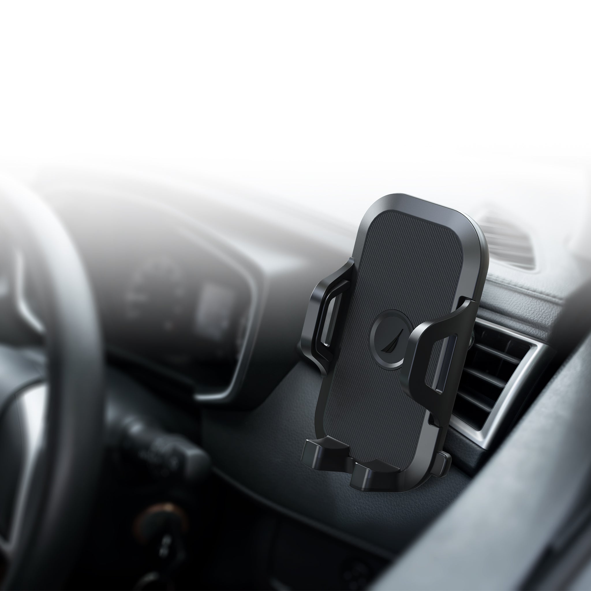 Nautica PH110 Universal Car Vent Phone Holder for iPhone, Android, Samsung, Google & Huawei, Clip-On Car Vent Phone Mount with 360° Rotation