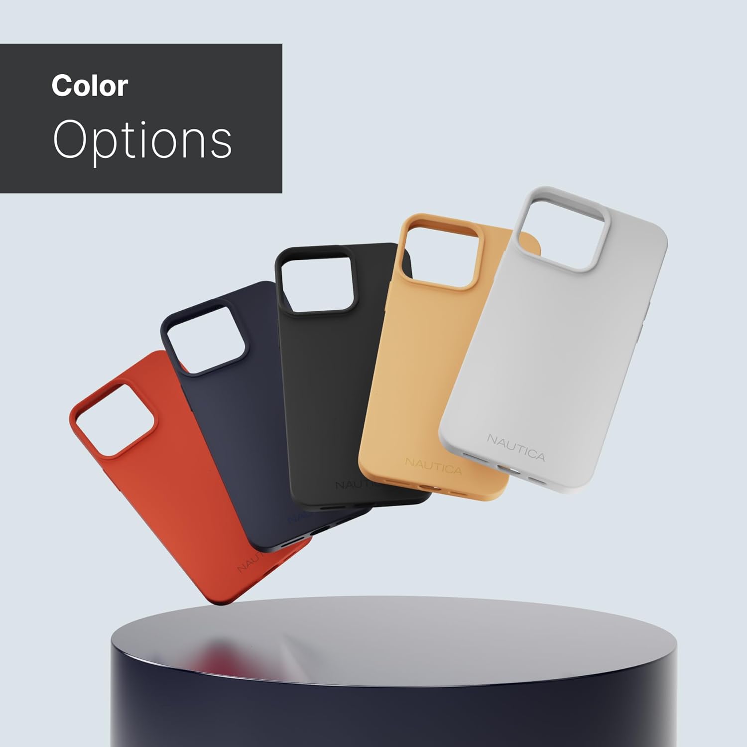 Nautica Matte iPhone 14 Case, Ultimate Drop Protection, Scratch Protection, Soft Touch Thin Design, Fashionable Matte Finish