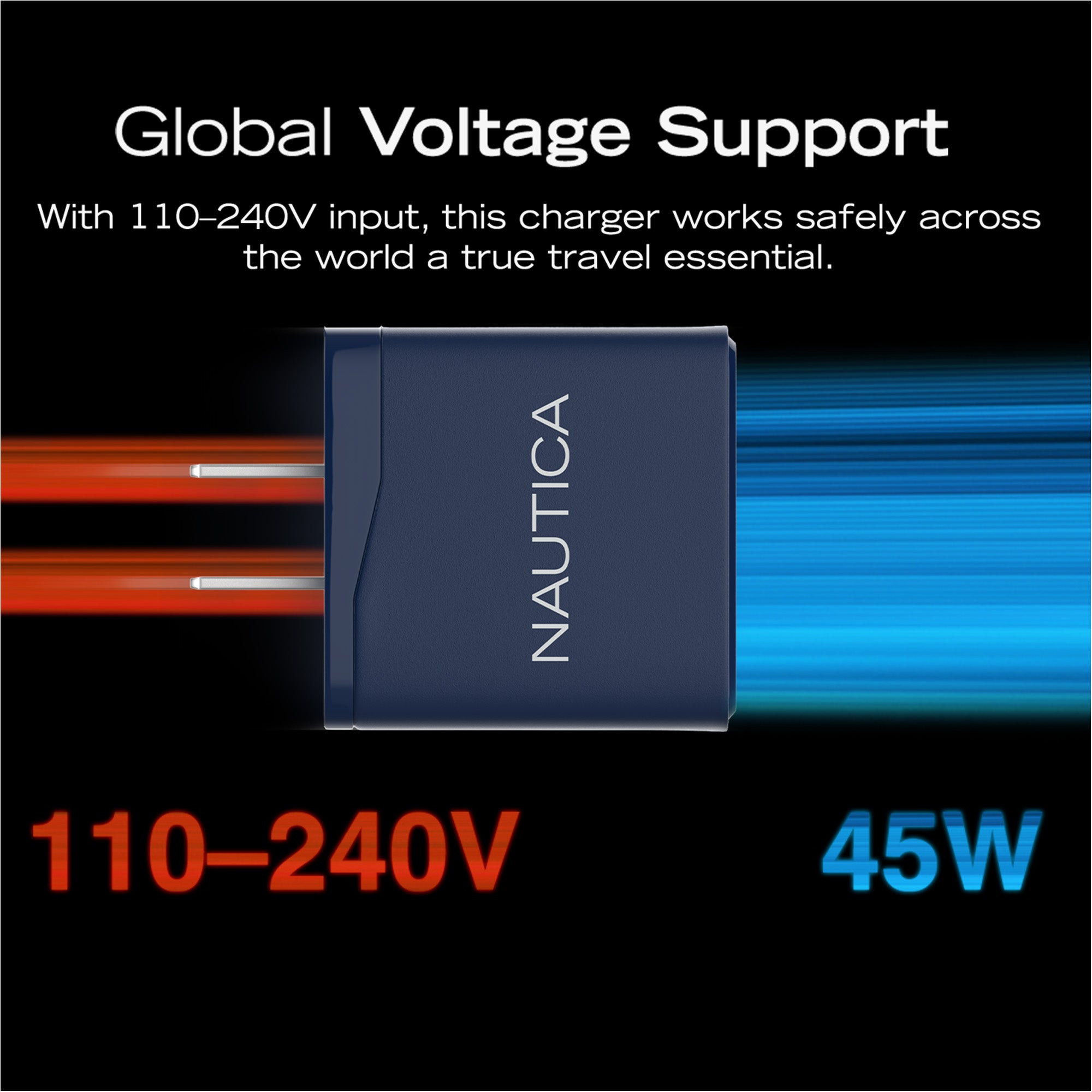 Nautica Turan Core 45 Charging Bundle, 2 Pack 45W USB C Wall Chargers