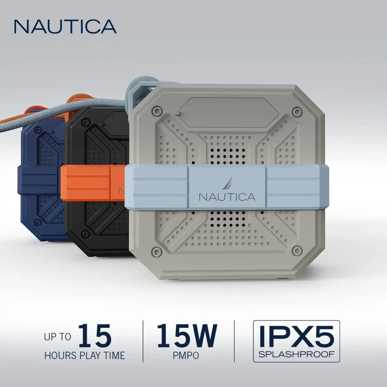 Nautica S100 True Wireless Outdoor Speaker, Portable IPX5 Waterproof Bluetooth Speaker - Technofashion