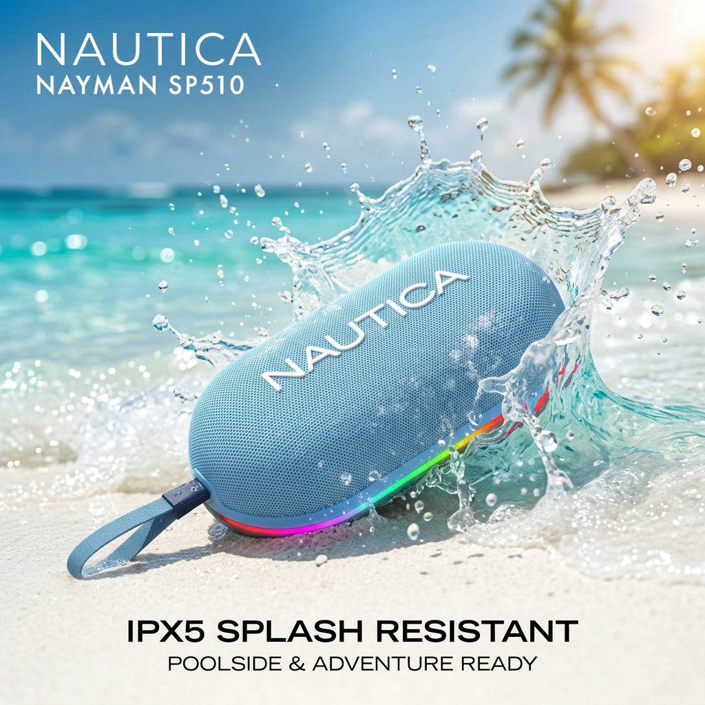 NAUTICA NAYMAN SP510 Magnetic Portable Bluetooth Speaker