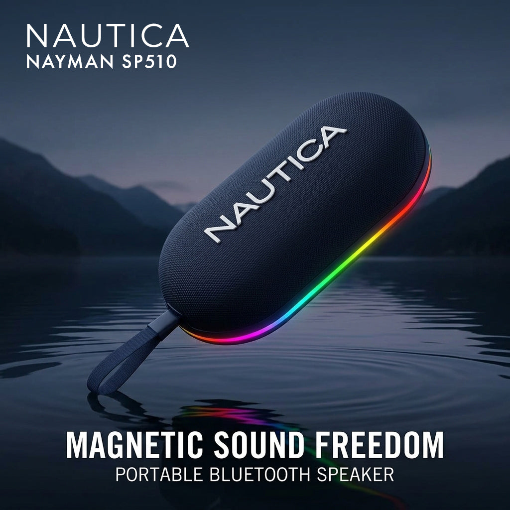 NAUTICA NAYMAN SP510 Magnetic Portable Bluetooth Speaker