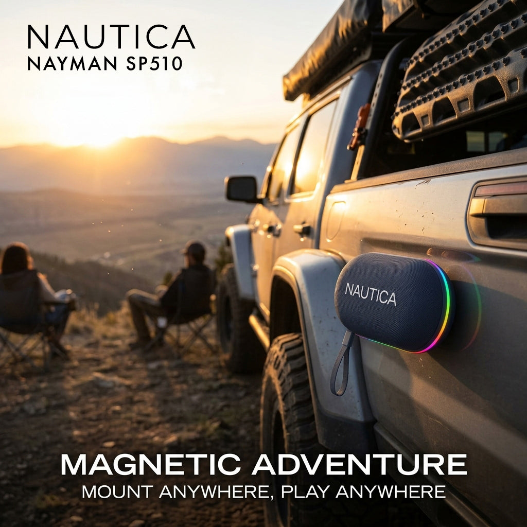 NAUTICA NAYMAN SP510 Magnetic Portable Bluetooth Speaker