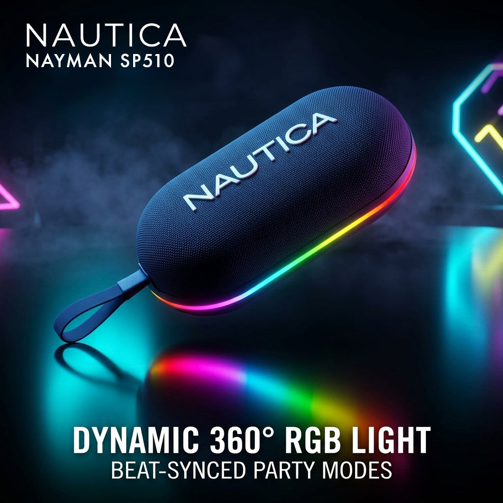 NAUTICA NAYMAN SP510 Magnetic Portable Bluetooth Speaker