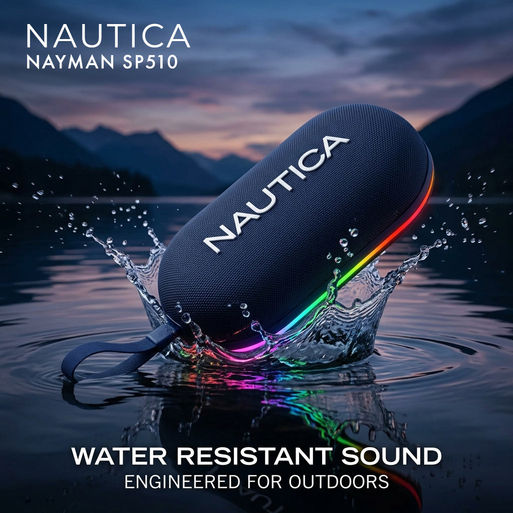 NAUTICA NAYMAN SP510 Magnetic Portable Bluetooth Speaker