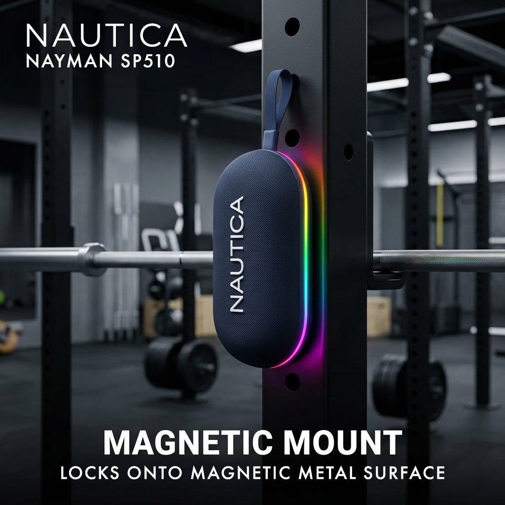 NAUTICA NAYMAN SP510 Magnetic Portable Bluetooth Speaker
