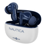 Nautica Hybrid Noise Cancelling (ANC+ENC) Wireless Stereo Earbuds with Charging Case T680