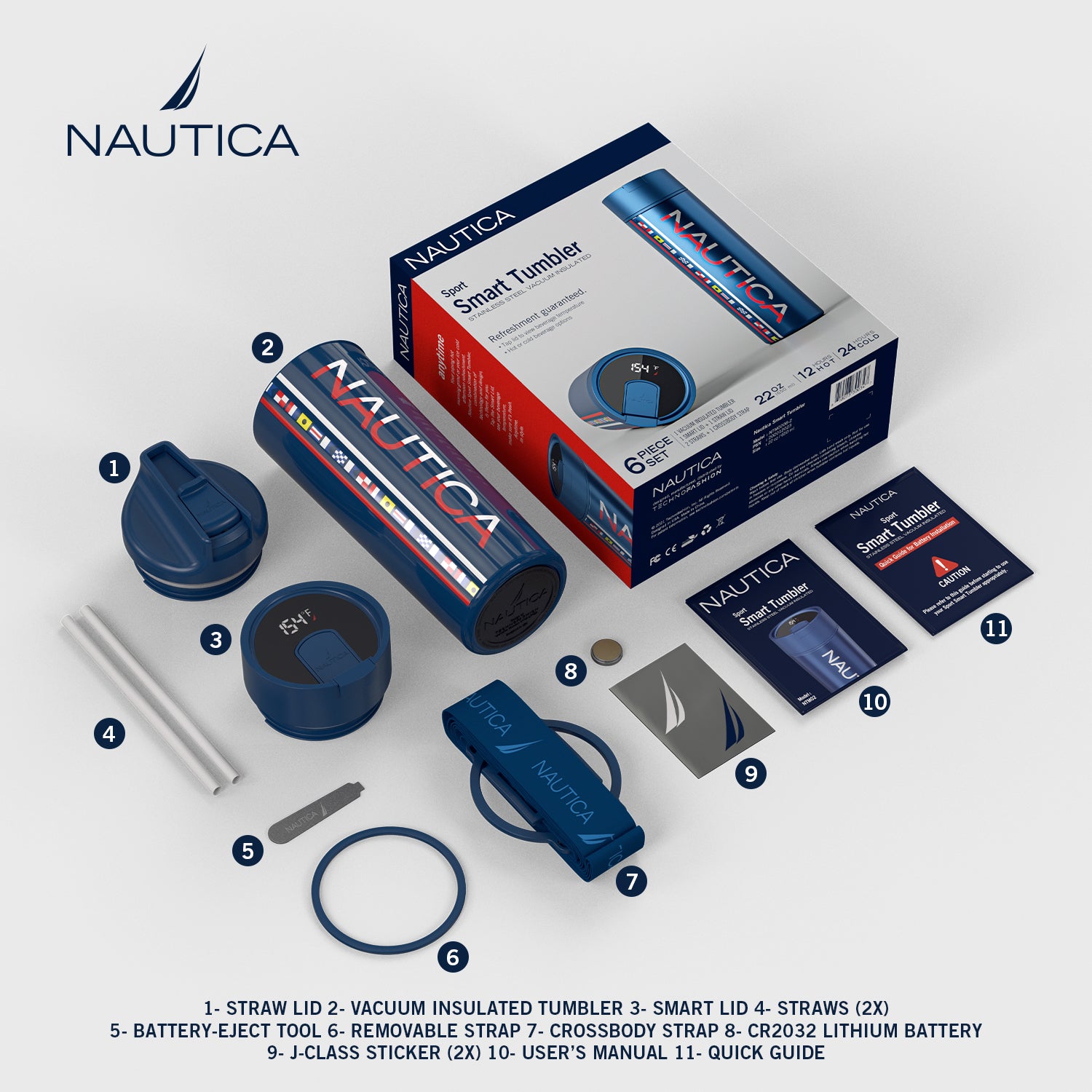 Vaso Nautica Sport Smart Azul Marino