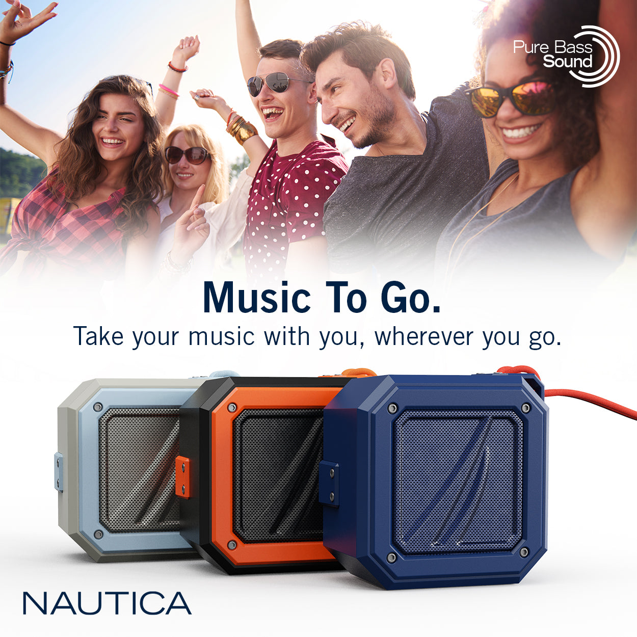 Haut-parleur extérieur Bluetooth portable Nautica S100