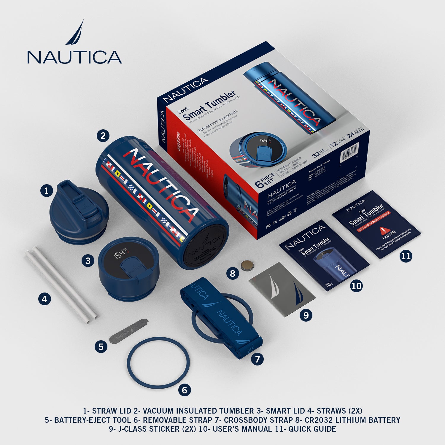Vaso Nautica Sport Smart Azul Marino