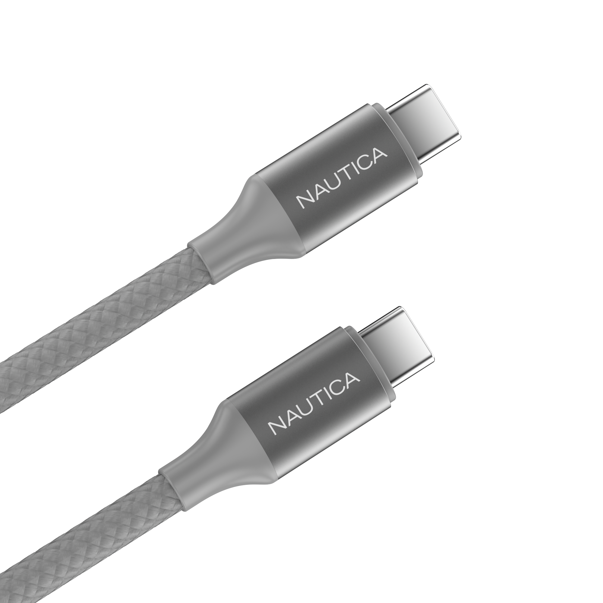 Nautica Turan CB530 USB-C to USB-C Charging Cable, 60W Fast Charge, 4FT – 3 Pack