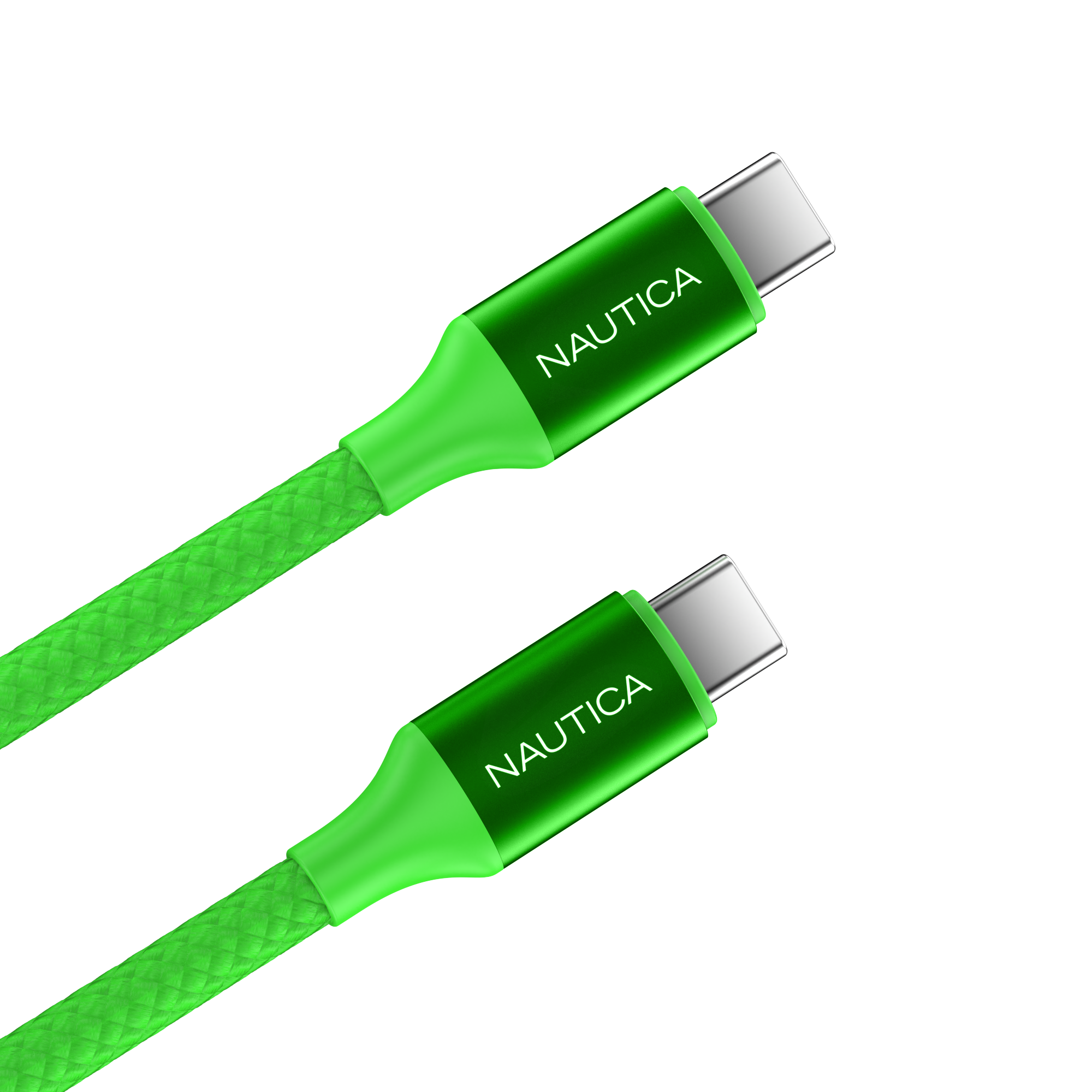 Nautica Turan CB530 USB-C to USB-C Charging Cable, 60W Fast Charge, 4FT – 3 Pack