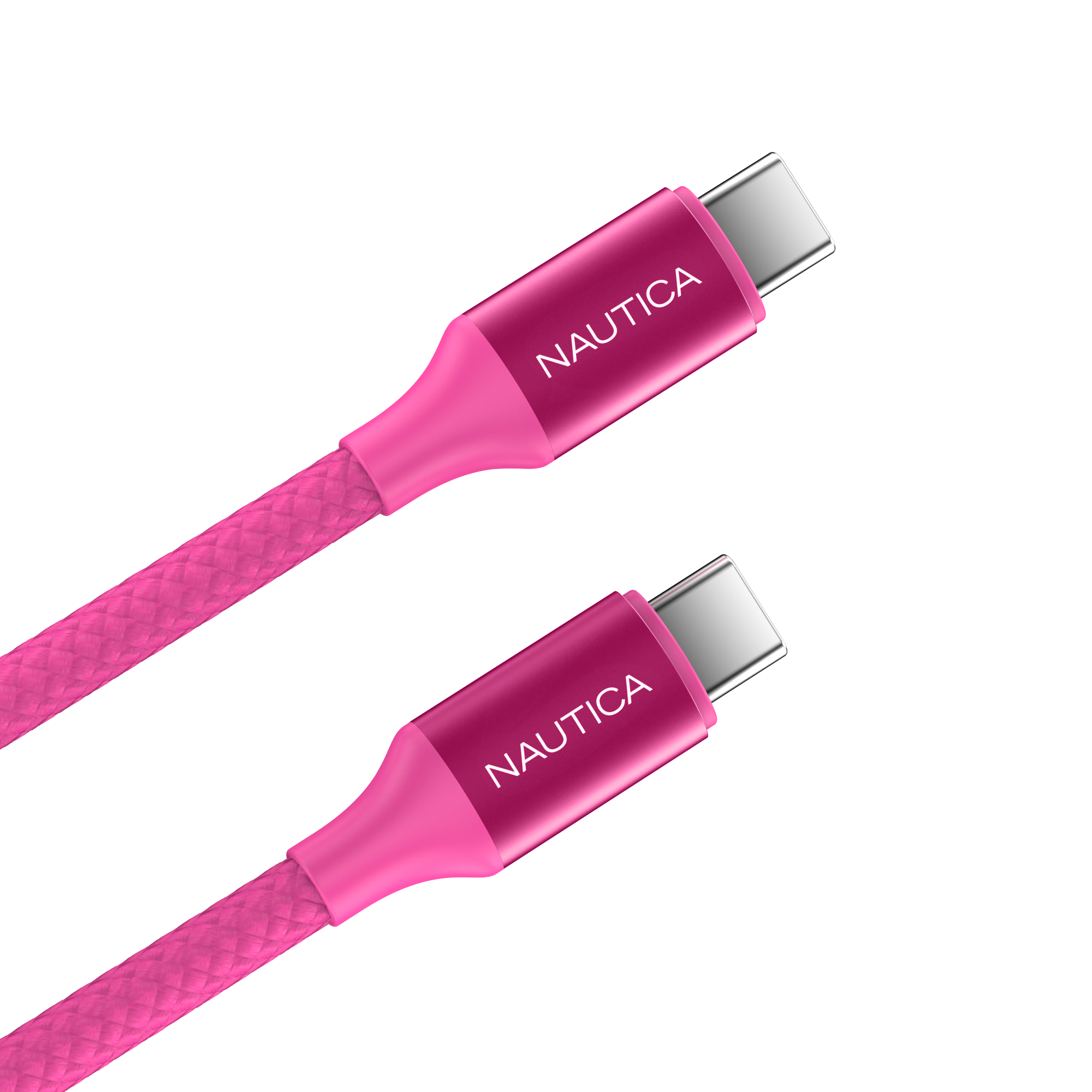 Nautica Turan CB530 USB-C to USB-C Charging Cable, 60W Fast Charge, 4FT – 3 Pack