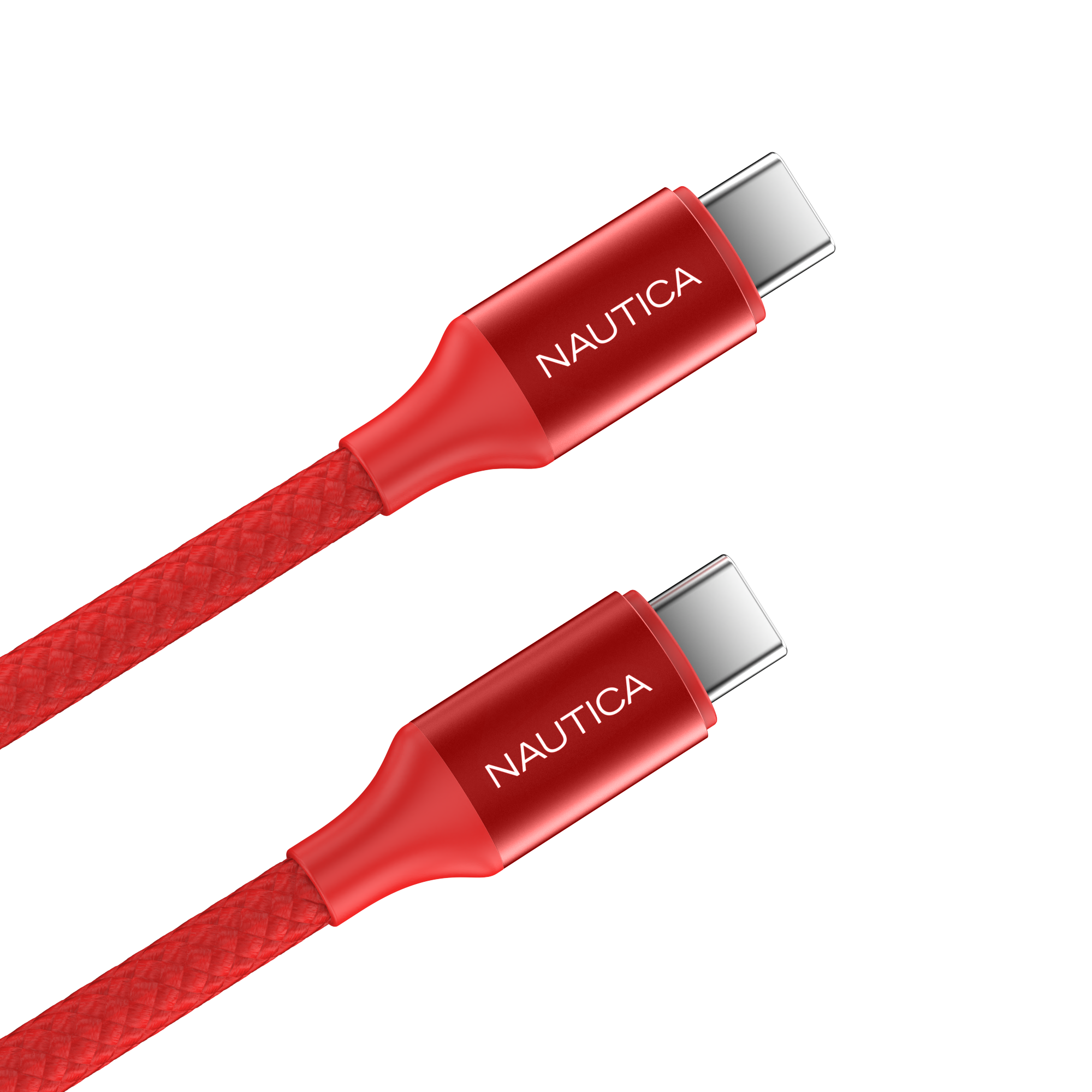 Nautica Turan CB530 USB-C to USB-C Charging Cable, 60W Fast Charge, 4FT – 3 Pack