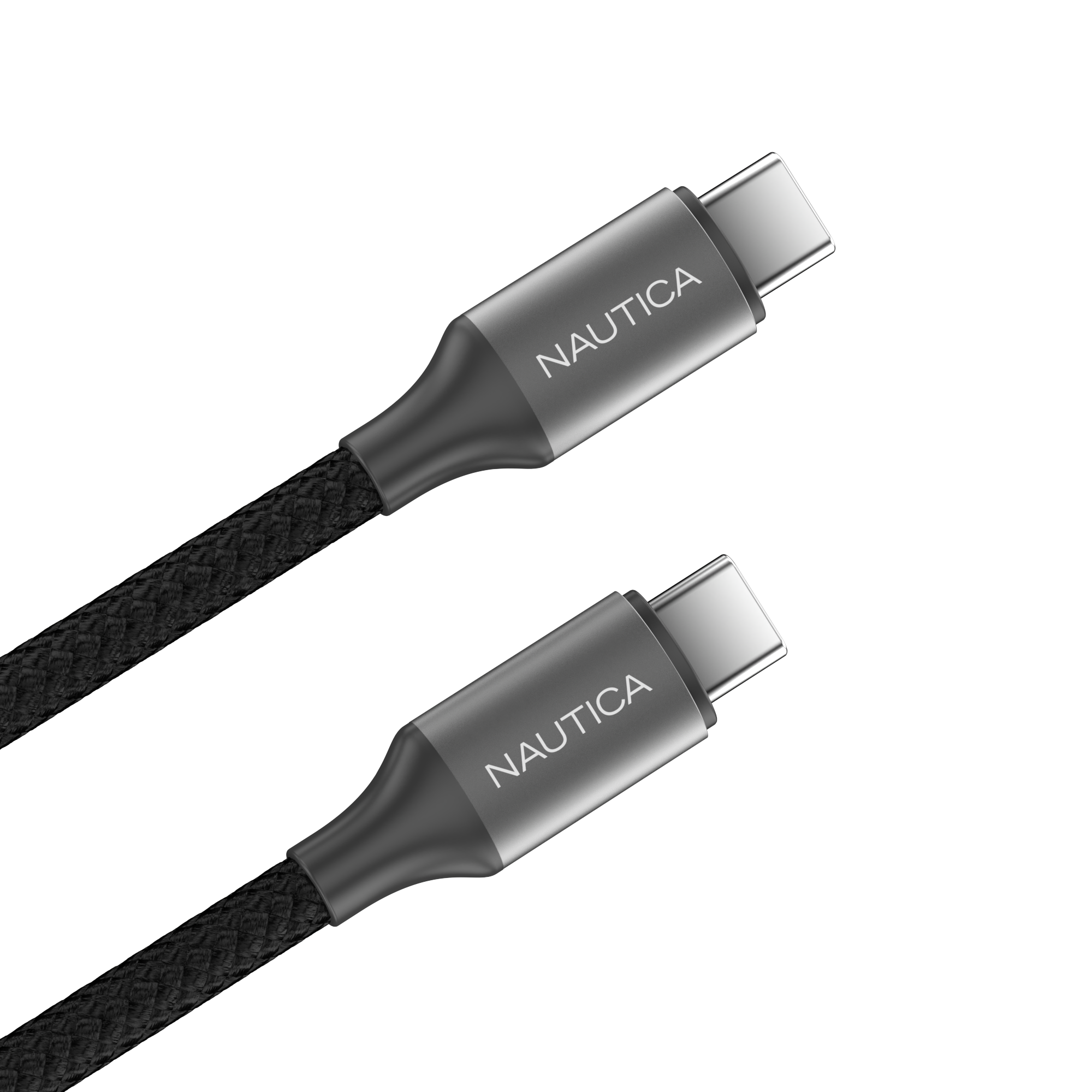 Nautica Turan CB530 USB-C to USB-C Charging Cable, 60W Fast Charge, 4FT – 3 Pack