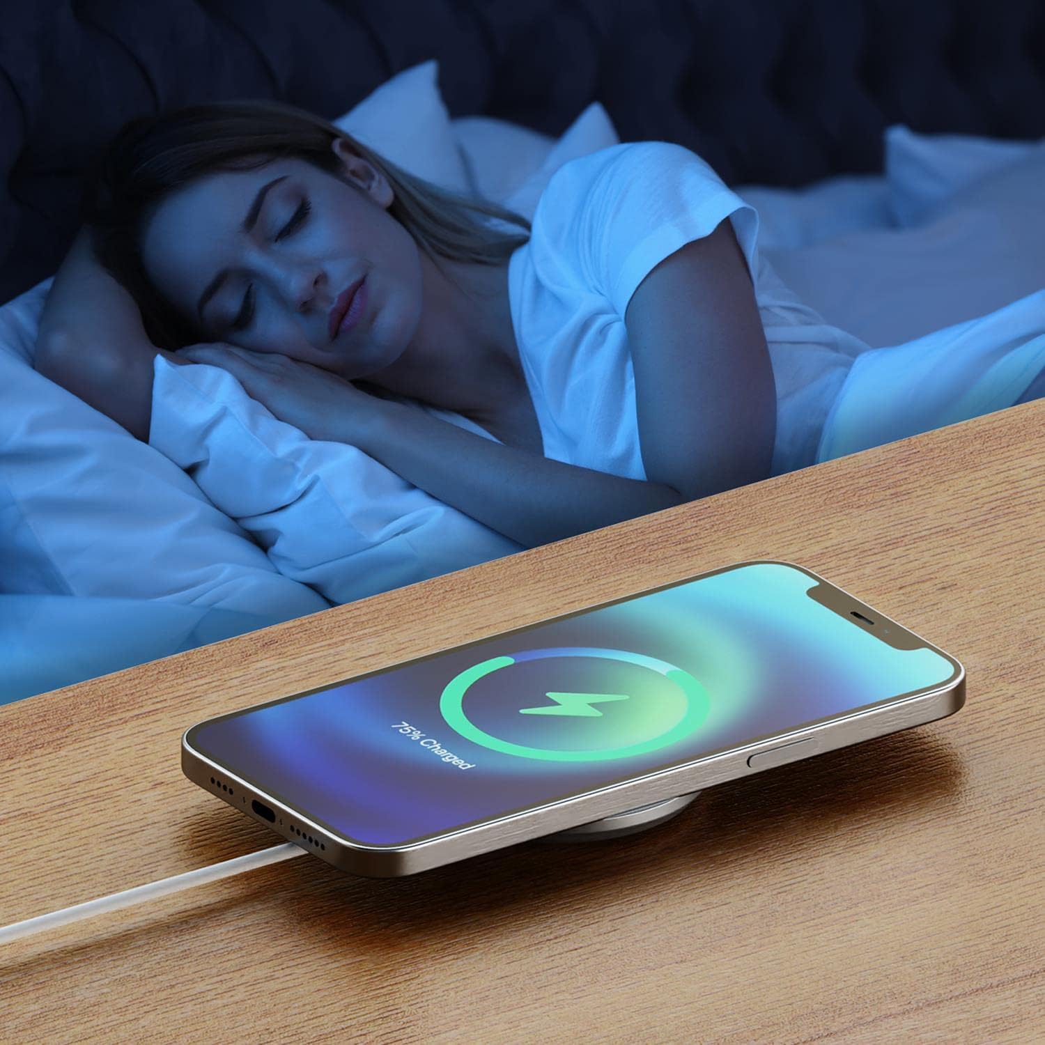 Nautica H200 Wireless MagSafe Charger – Magnetic Snap-On Charging with Fast Power and Sleek, Slim Design