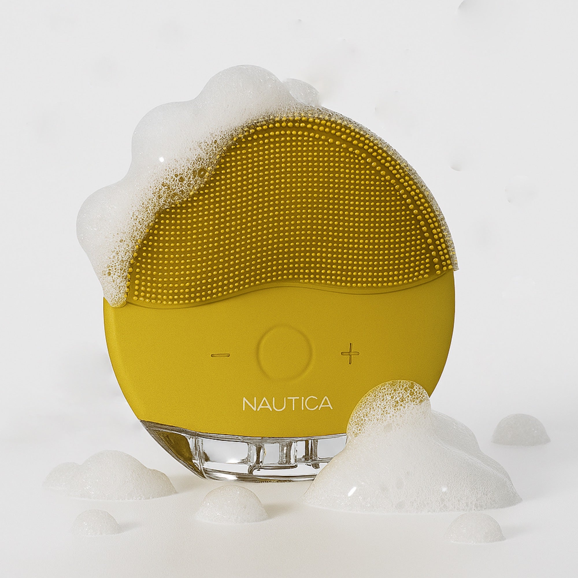 Nautica Skin Care Sonic Facial Cleansing Brush – Waterproof, Silicone, Rechargeable Vibrating Face Scrubber for Men & Women – PC110