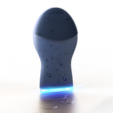 Nautica PC120 Facial Cleansing Brush Made with Ultra-Hygienic Soft Silicone, Waterproof, Rechargeable Vibrating Face Scrub Brush for Men & Women