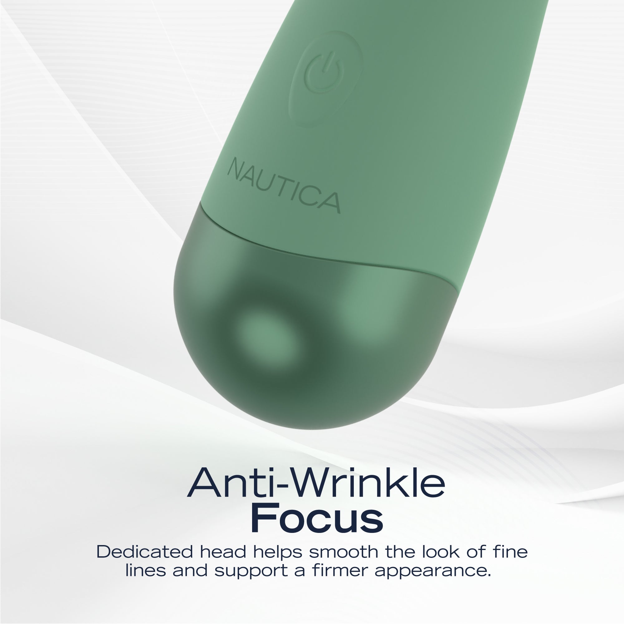Nautica PC130 Sonic Facial Cleansing Brush Made with Ultra Hygienic Soft Silicone, Waterproof and Rechargeable Face Scrub Brush for Men & Women