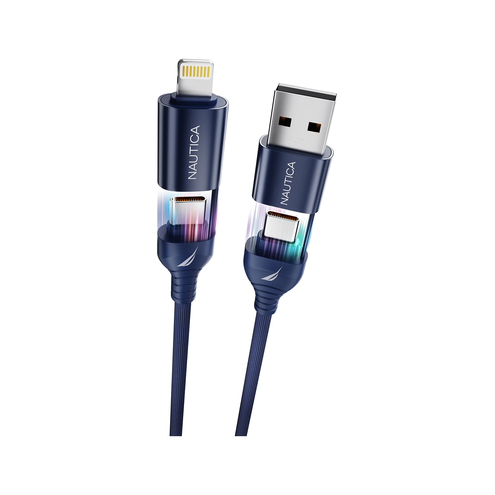 Nautica Multi Port Cable Urban CB405 ( 4In1 ) (100W)