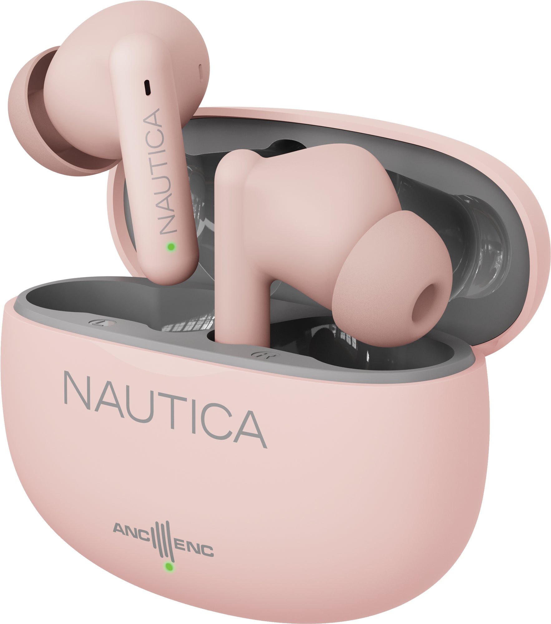 Nautica Hybrid Noise Cancelling (ANC+ENC) Wireless Stereo Earbuds with Charging Case T680