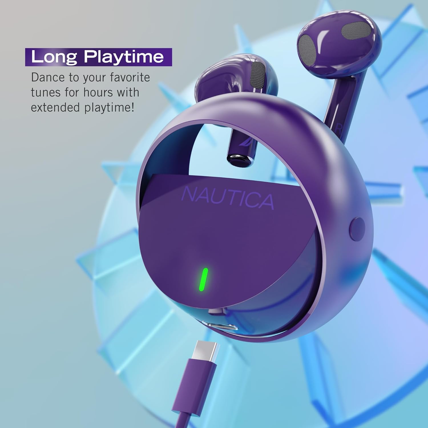 Nautica True Wireless Stereo Earbuds with Charging Case T700