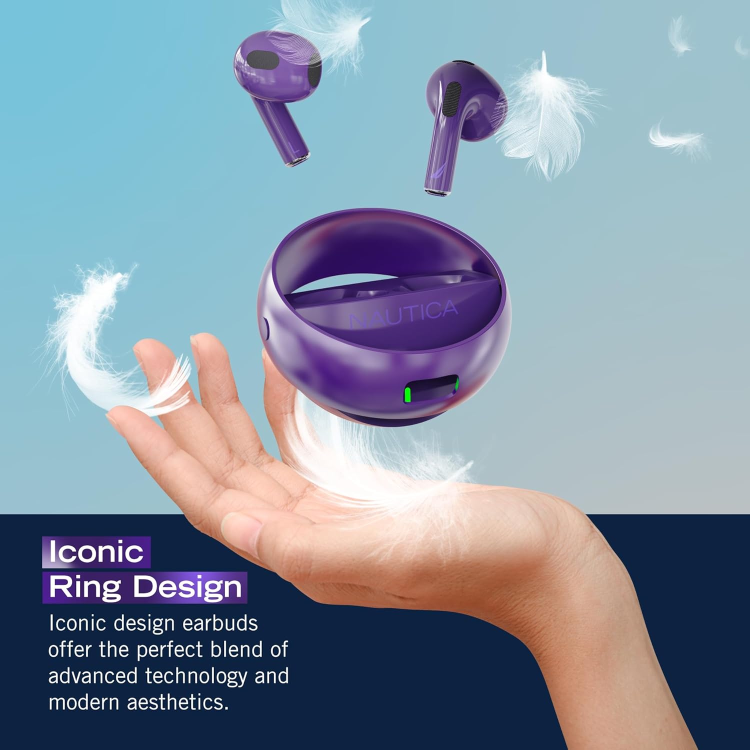 Nautica True Wireless Stereo Earbuds with Charging Case T700