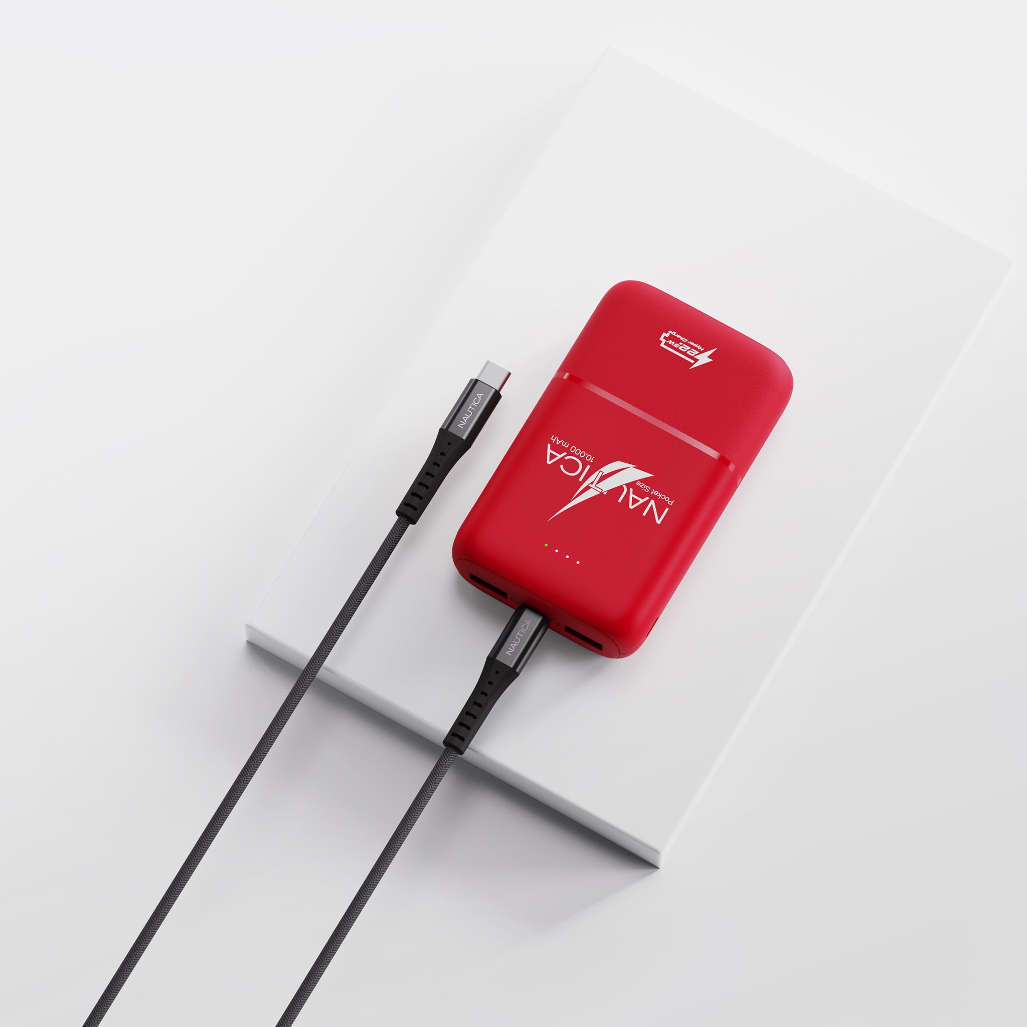 Nautica CB500 USB-C To USB-C Braided Cable - 65W Power Delivery