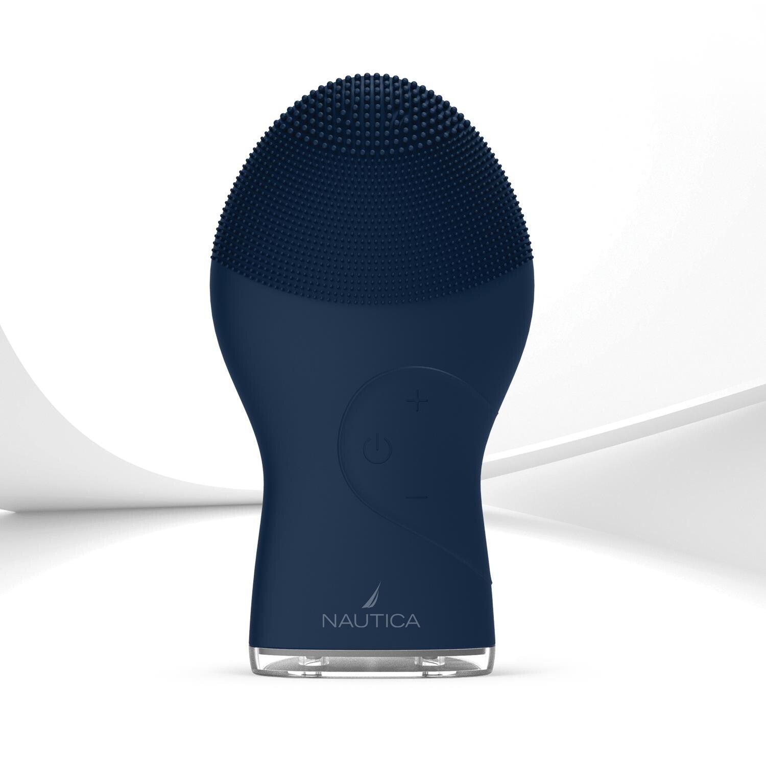 Nautica PC120 Facial Cleansing Brush Made with Ultra-Hygienic Soft Silicone, Waterproof, Rechargeable Vibrating Face Scrub Brush for Men & Women